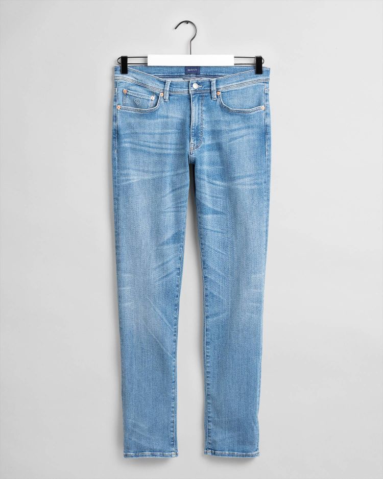 SLIM FIT ACTIVE-RECOVER JEANS-LIGHT BLUE WORN IN