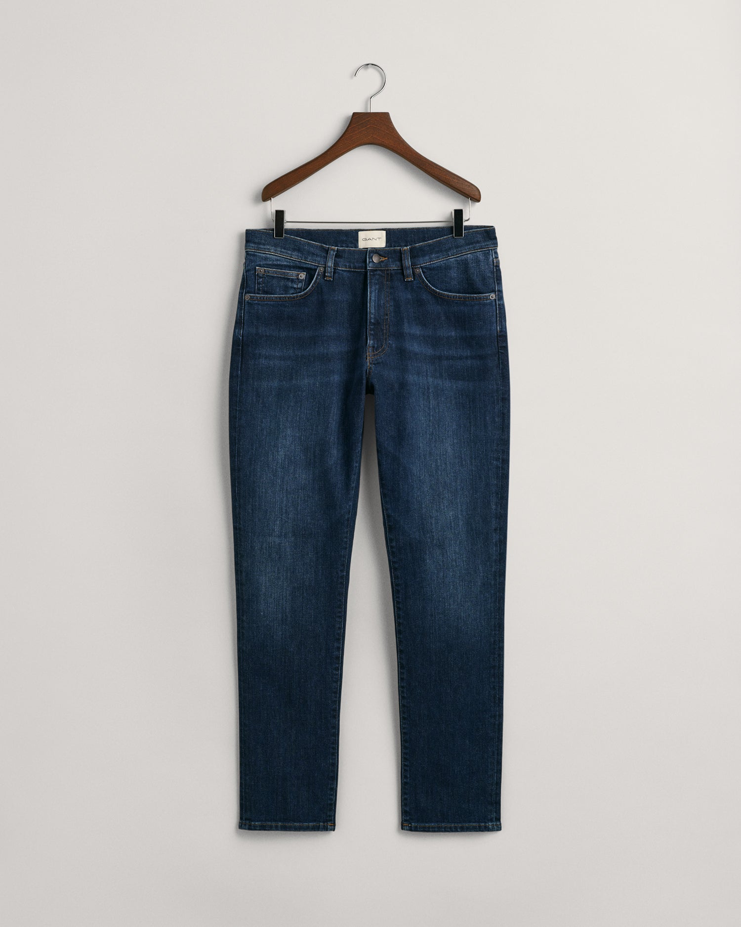 SLIM GANT JEANS-DARK BLUE WORN IN