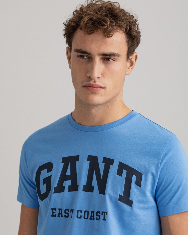 MD. GANT SS T-SHIRT-PACIFIC BLUE