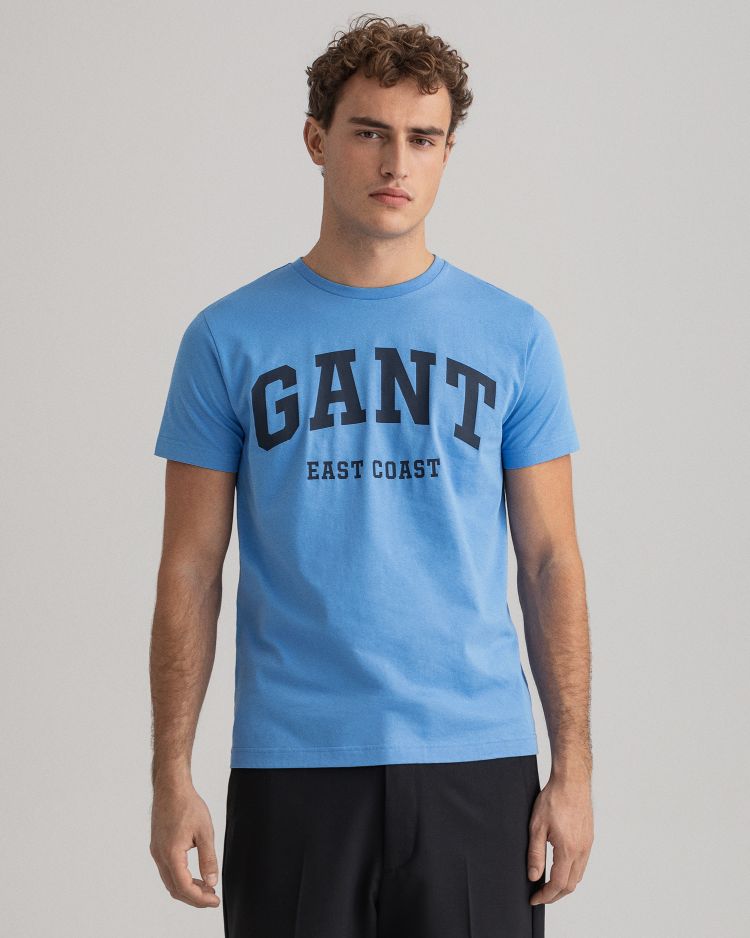 MD. GANT SS T-SHIRT-PACIFIC BLUE