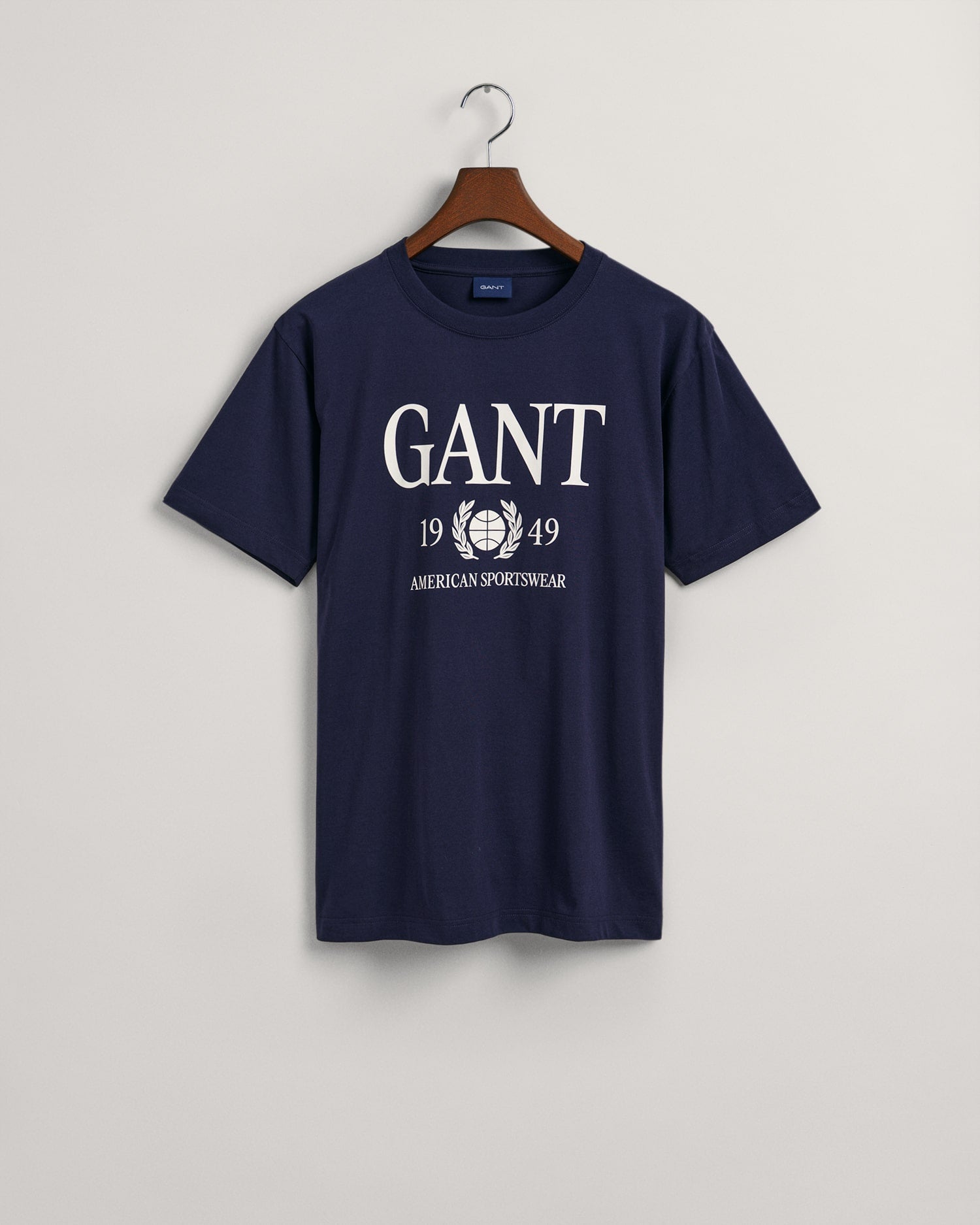 RETRO CREST T-SHIRT-CLASSIC BLUE