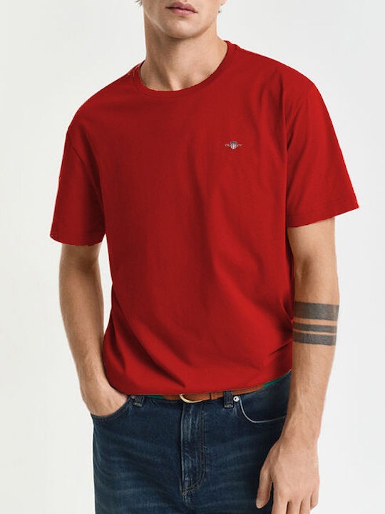 REG SHIELD SS T-SHIRT-RUBY RED