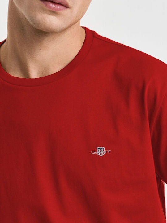 REG SHIELD SS T-SHIRT-RUBY RED