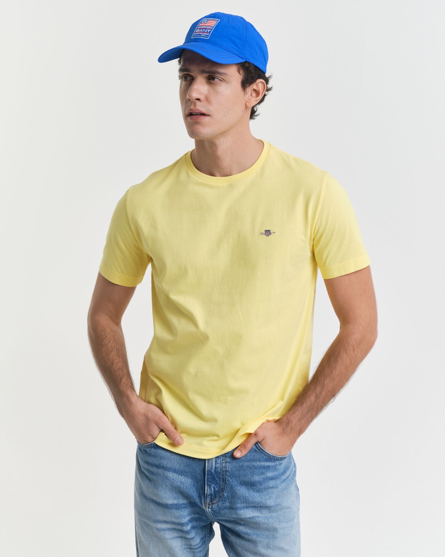 REG SHIELD SS T-SHIRT-BANANA YELLOW