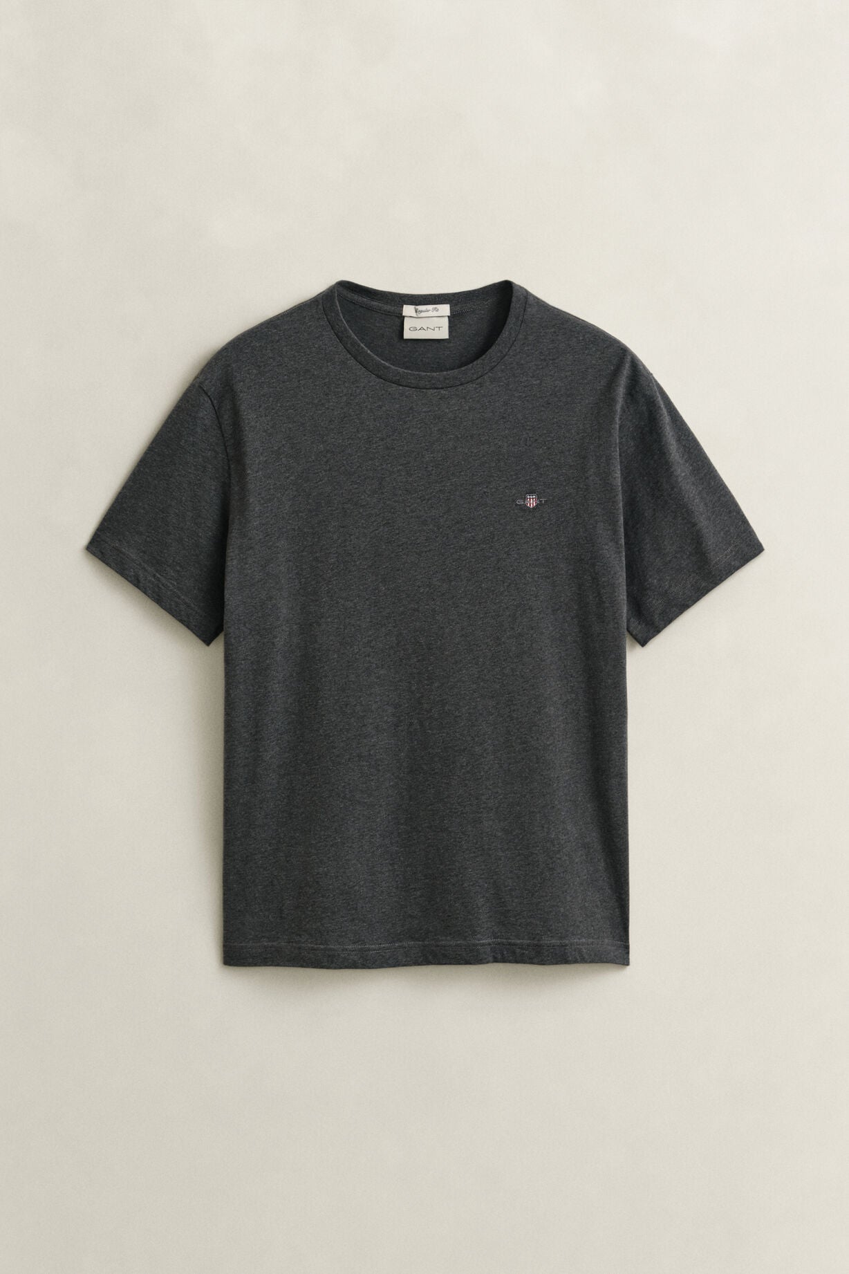 REG SHIELD SS T-SHIRT-CHARCOAL