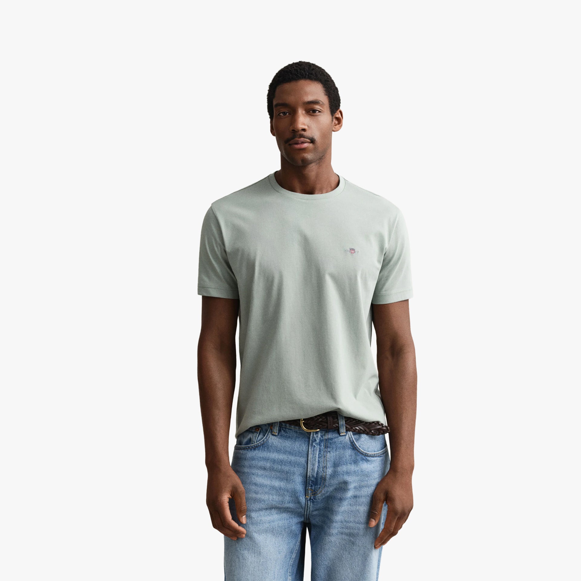 REG SHIELD SS T-SHIRT-CERAMIC GREY