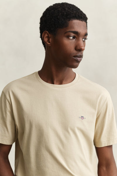 REG SHIELD SS T-SHIRT-KHAKI