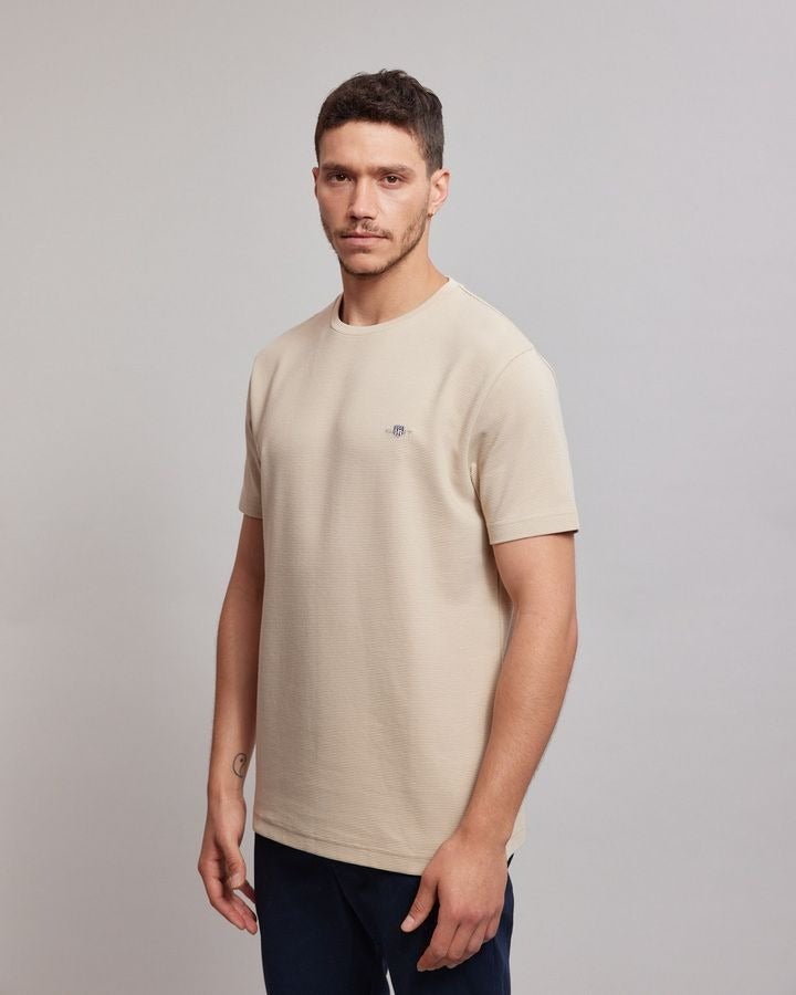 TEXTURE SS T-SHIRT-DRY SAND