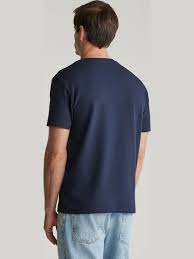 TEXTURE SS T-SHIRT-EVENING BLUE