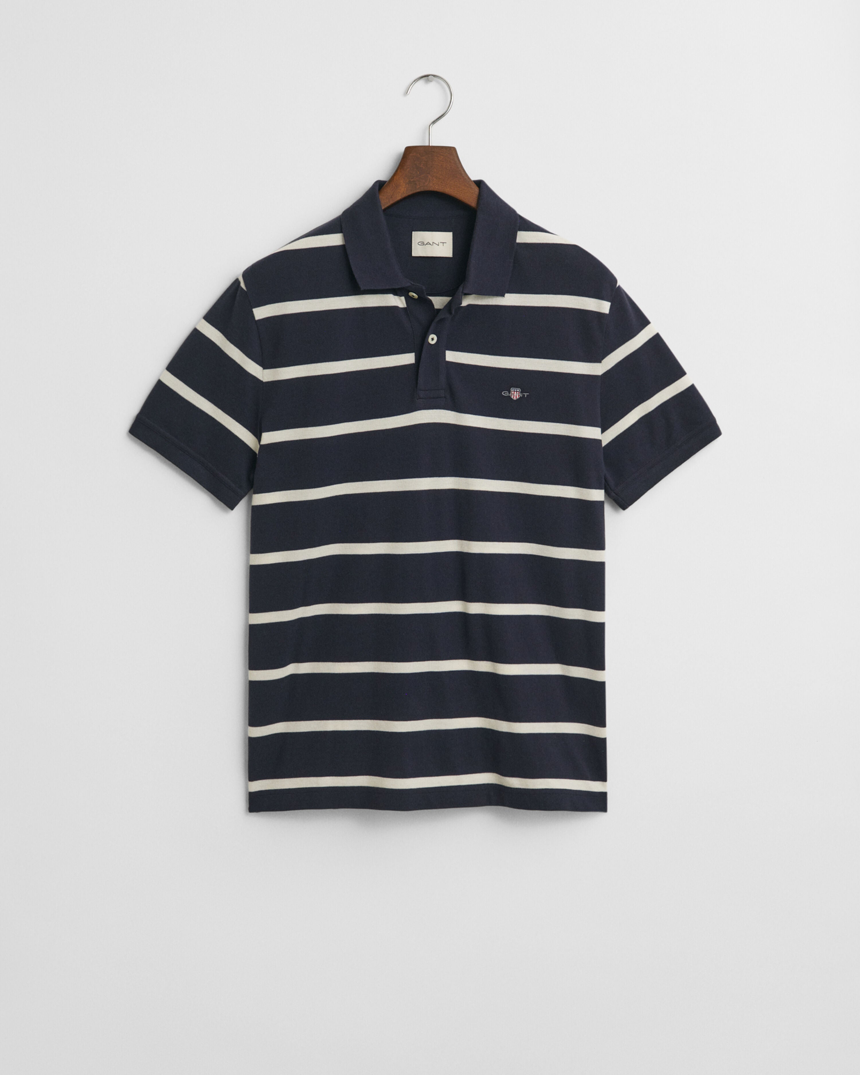 STRIPED POLO-EVENING BLUE