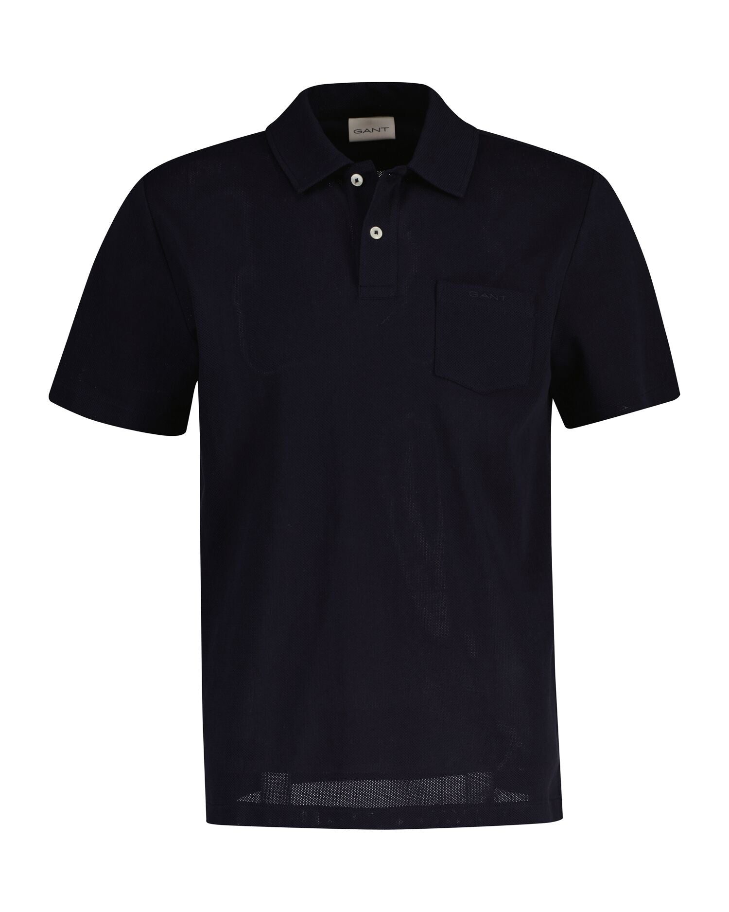 TEXTURE SS POLO-EVENING BLUE