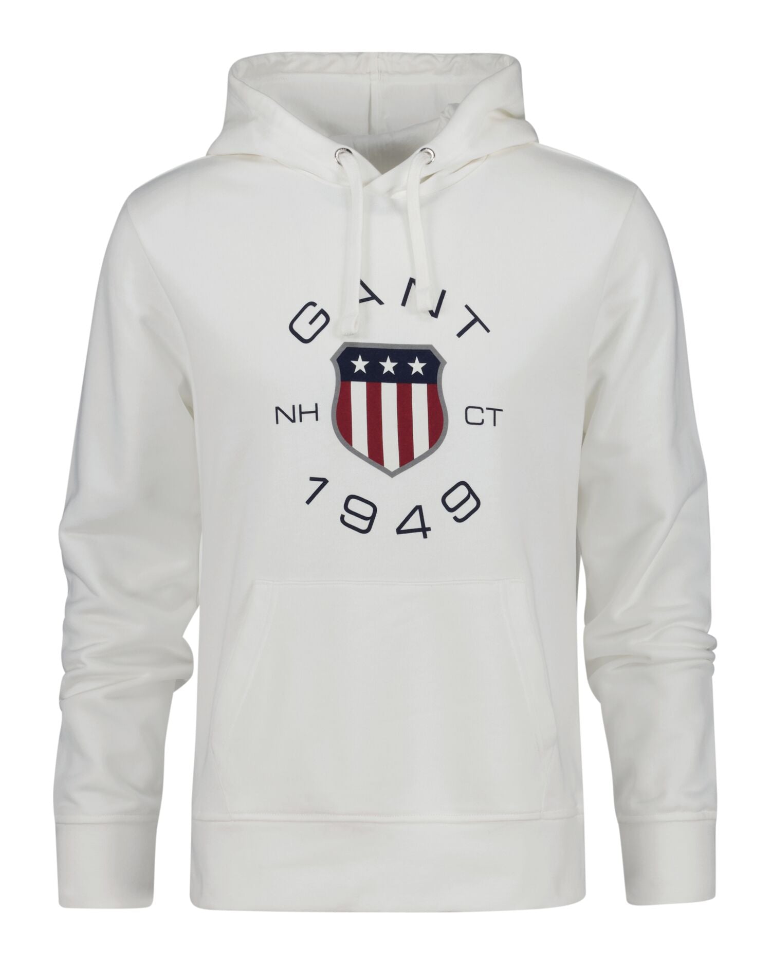 PRINT SWEAT HOODIE-EGGSHELL