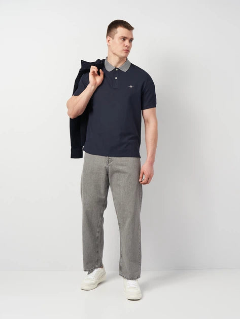 TIPPING DETAIL POLO-EVENING BLUE