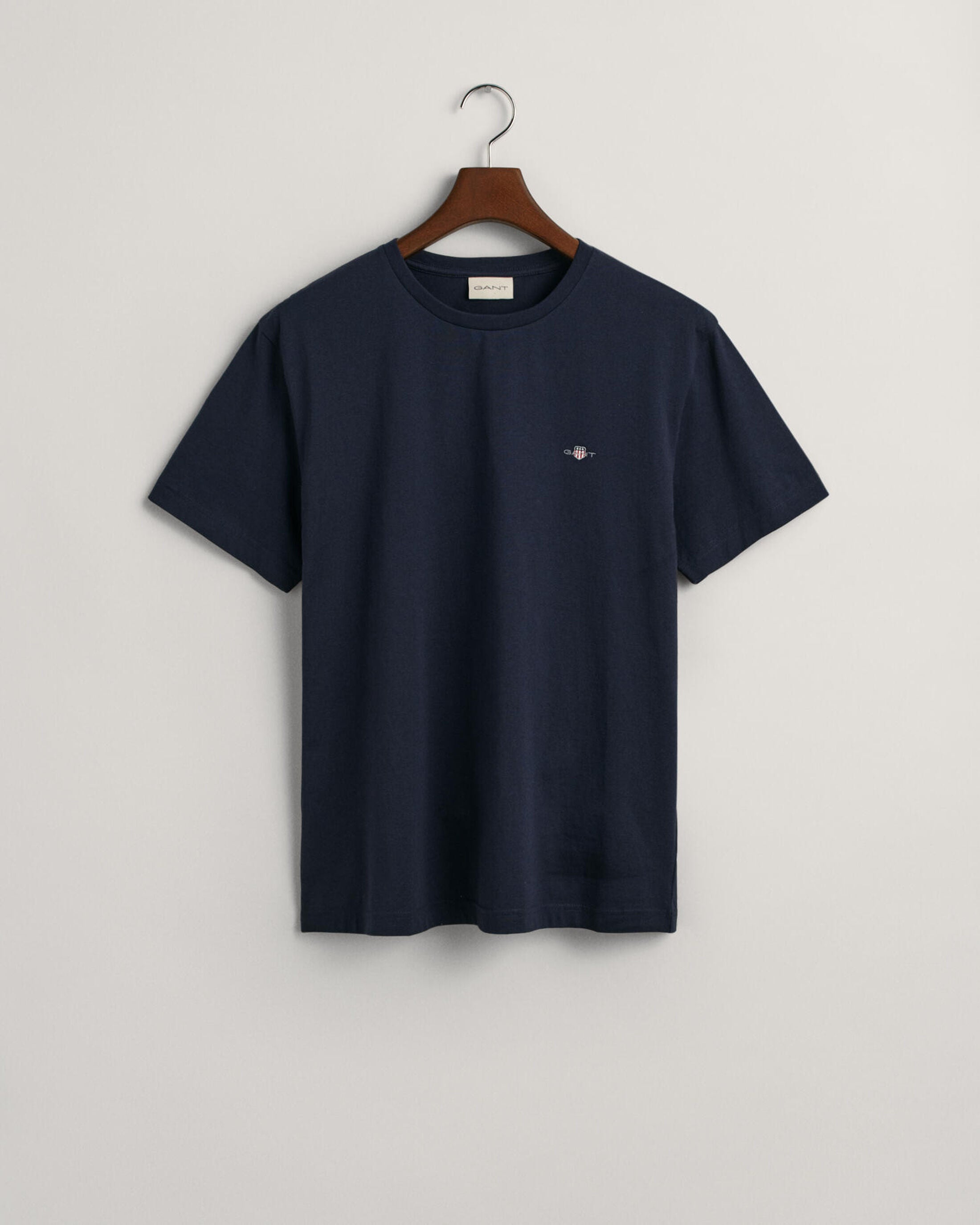 SLIM PIQUE SS T-SHIRT-EVENING BLUE
