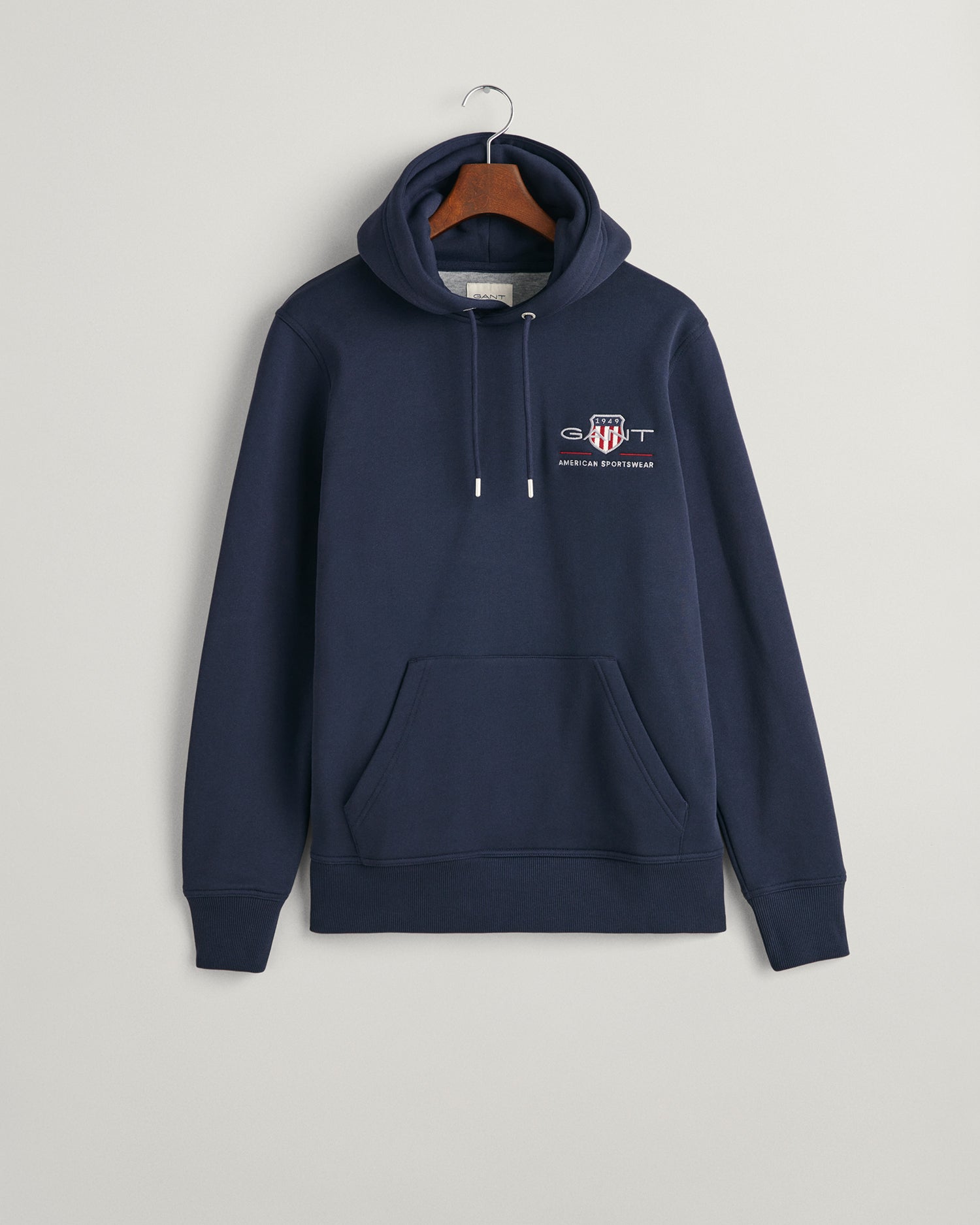 REG MEDIUM ARCHIVE SHIELD HOODIE-EVENING BLUE