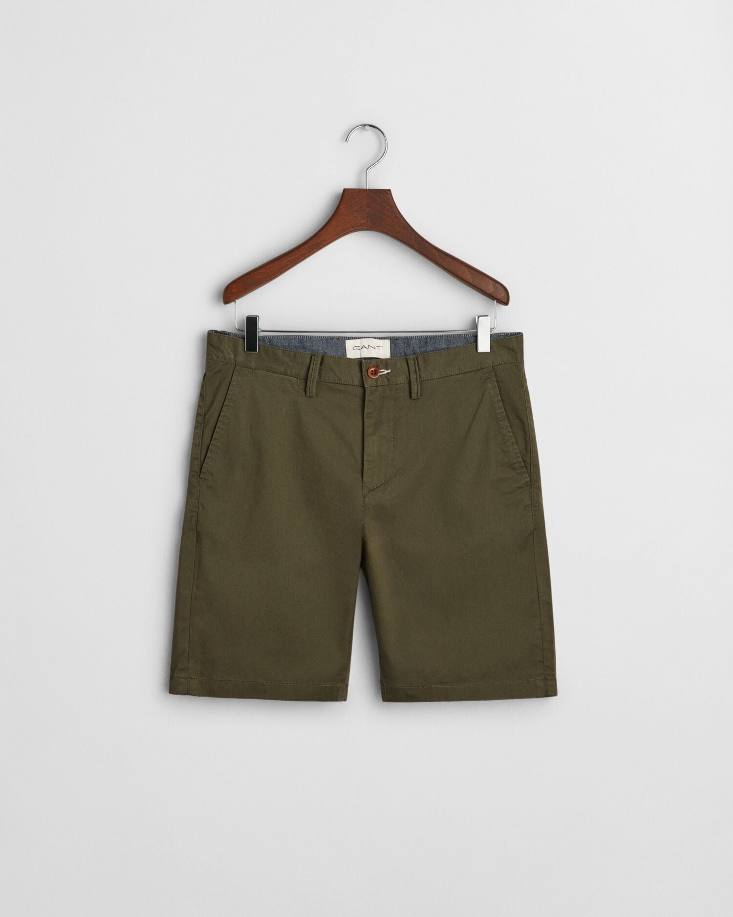 SLIM TWILL SHORTS-RACING GREEN