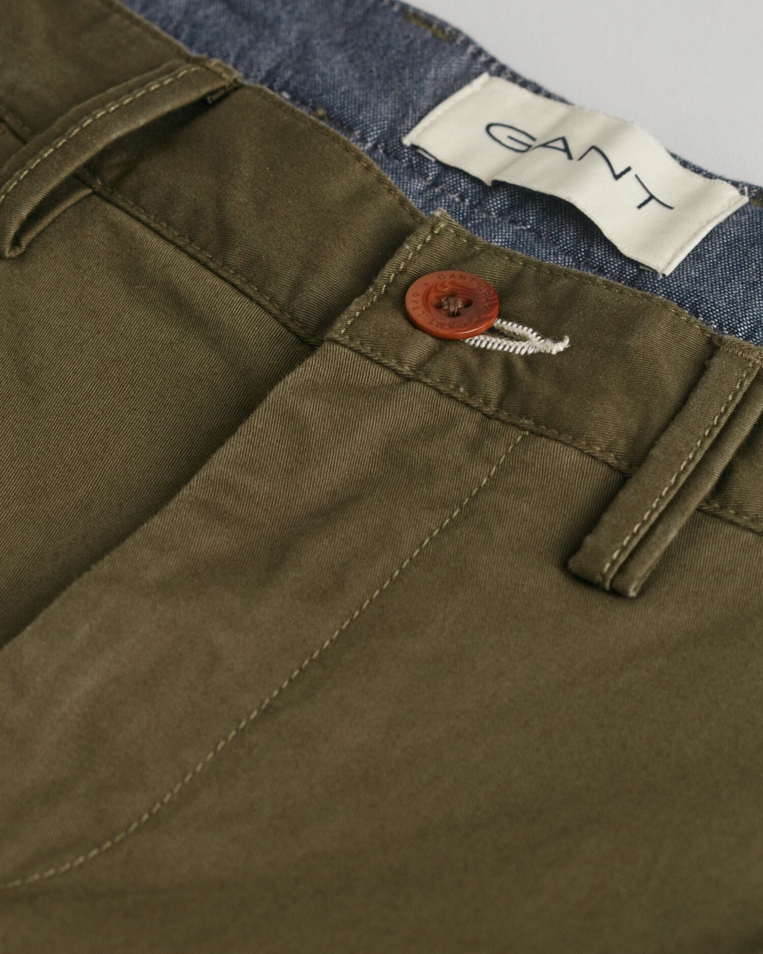 SLIM TWILL SHORTS-RACING GREEN