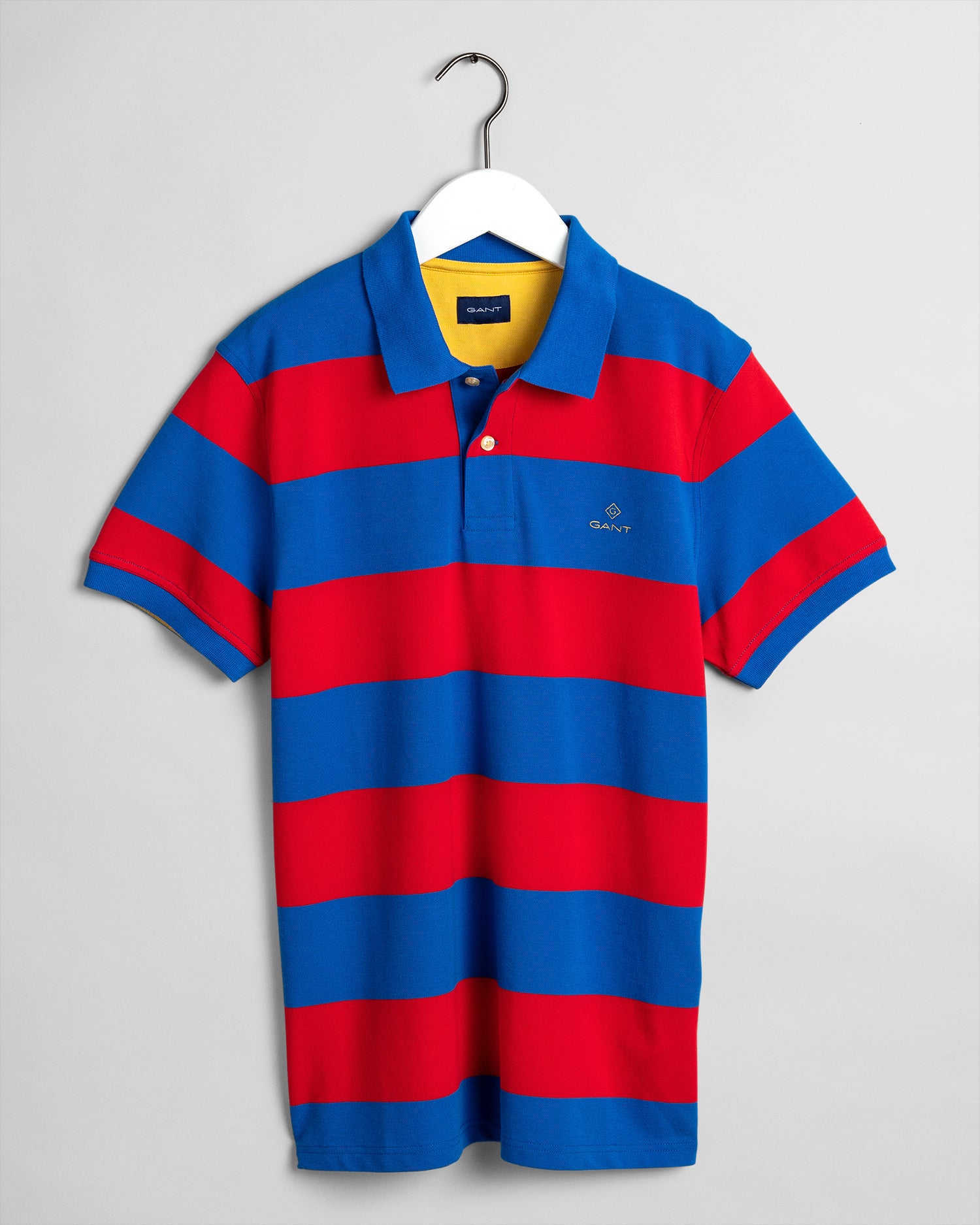 CONTRAST BARSTRIPE PIQUE-NAUTICAL BLUE