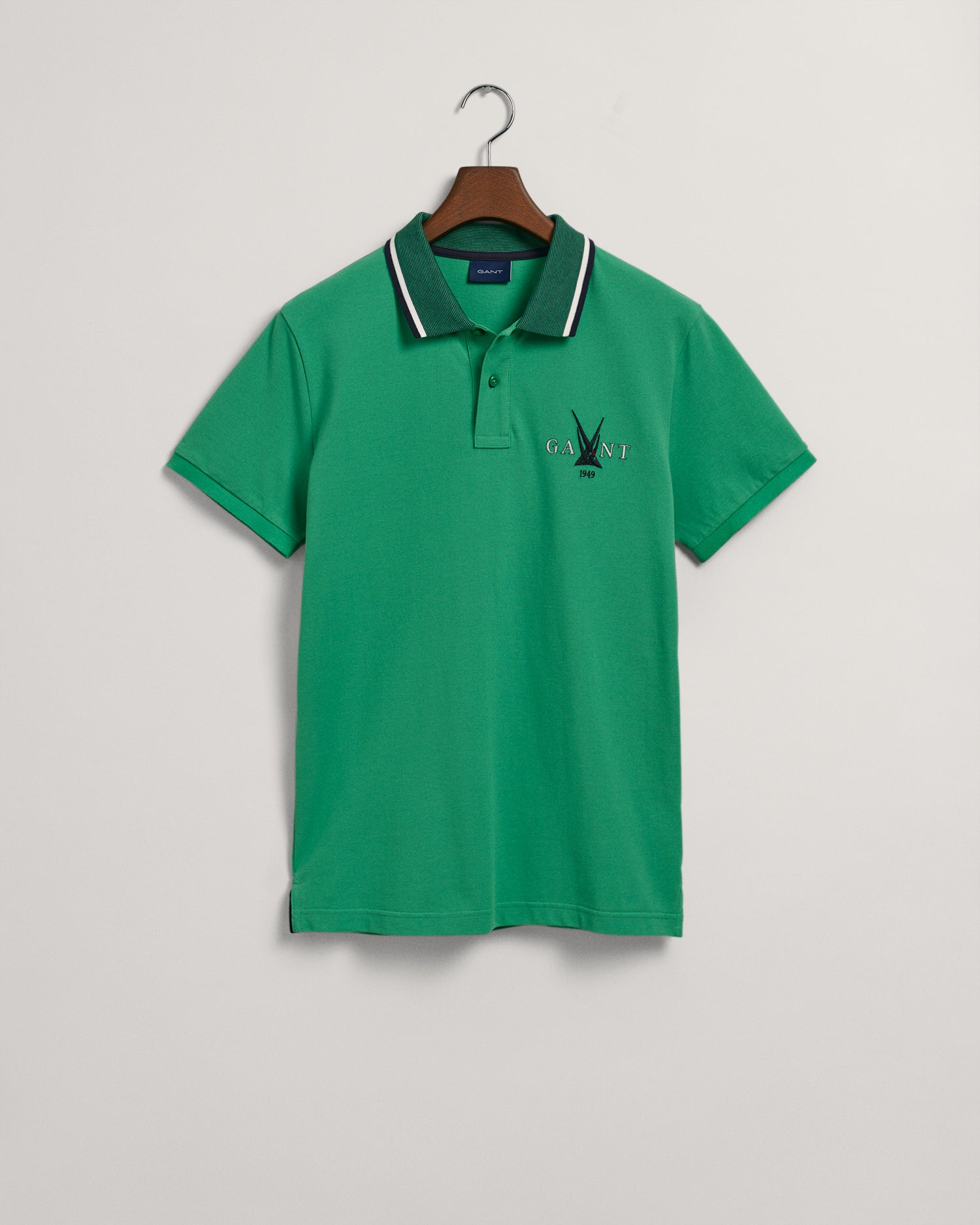 SAIL SS PIQUE-MID GREEN