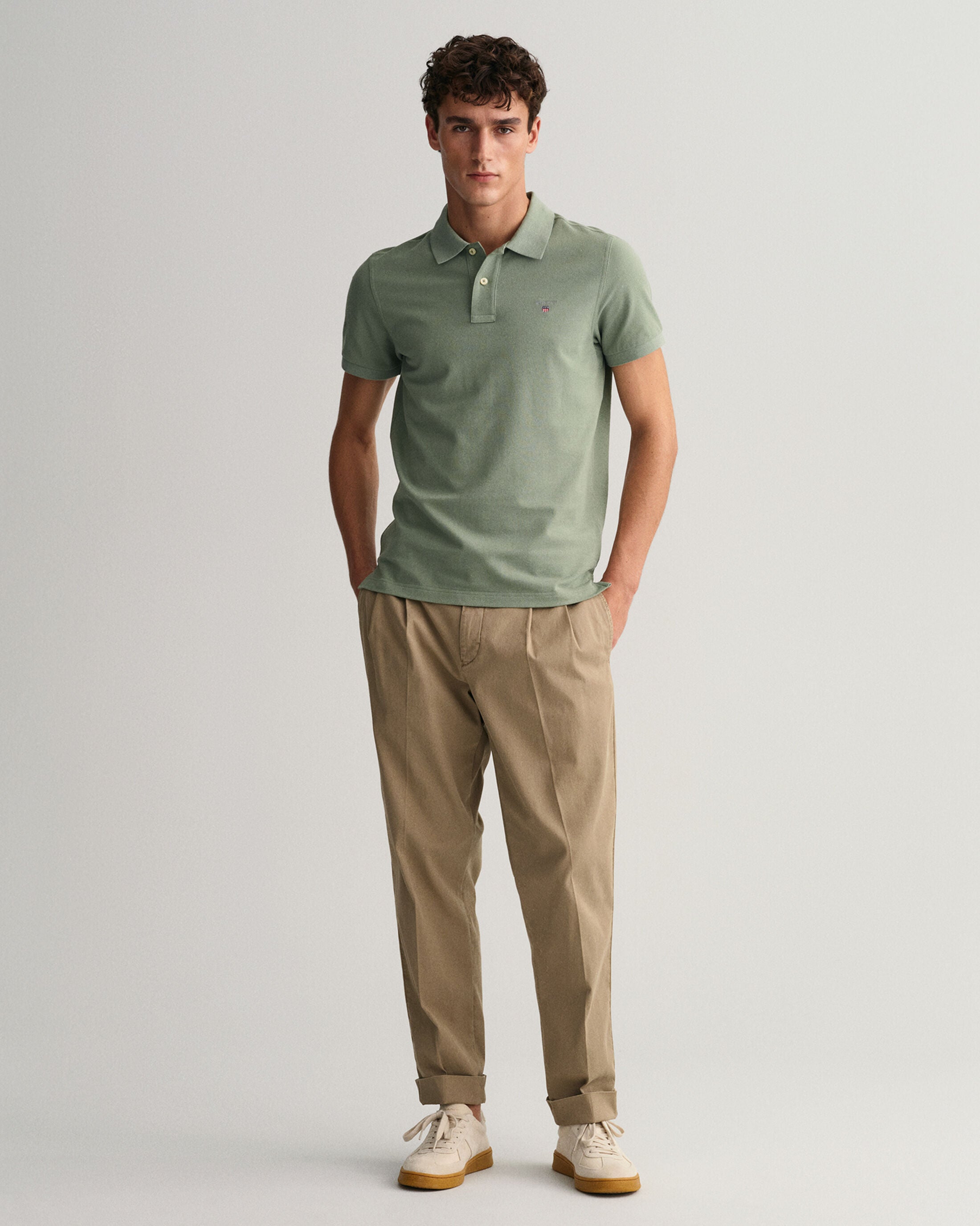 THE ORIGINAL PIQUE SS RUGGER-KALAMATA GREEN