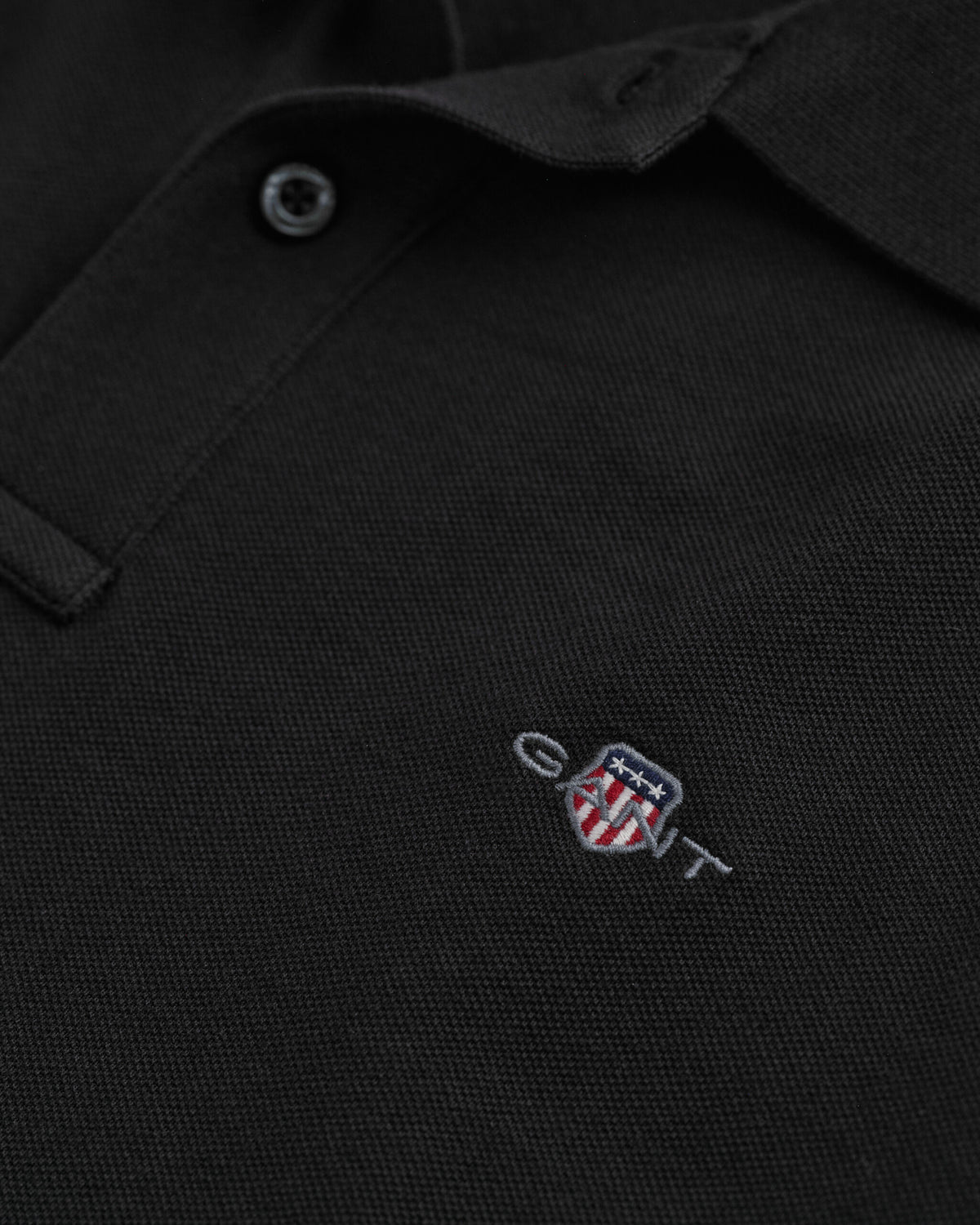 REG SHIELD SS PIQUE POLO-BLACK