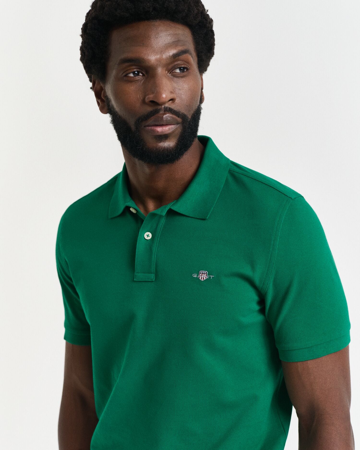 REG SHIELD SS PIQUE POLO-BRIGHT GREEN