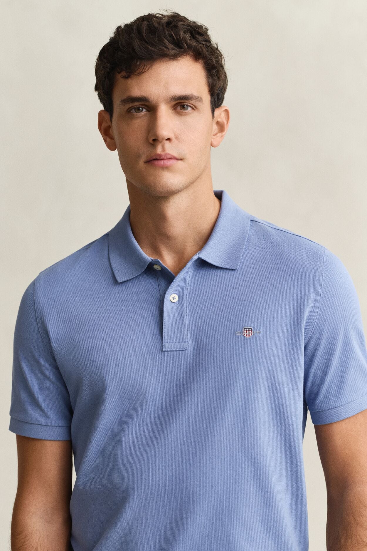 REG SHIELD SS PIQUE POLO-SKYBLUE