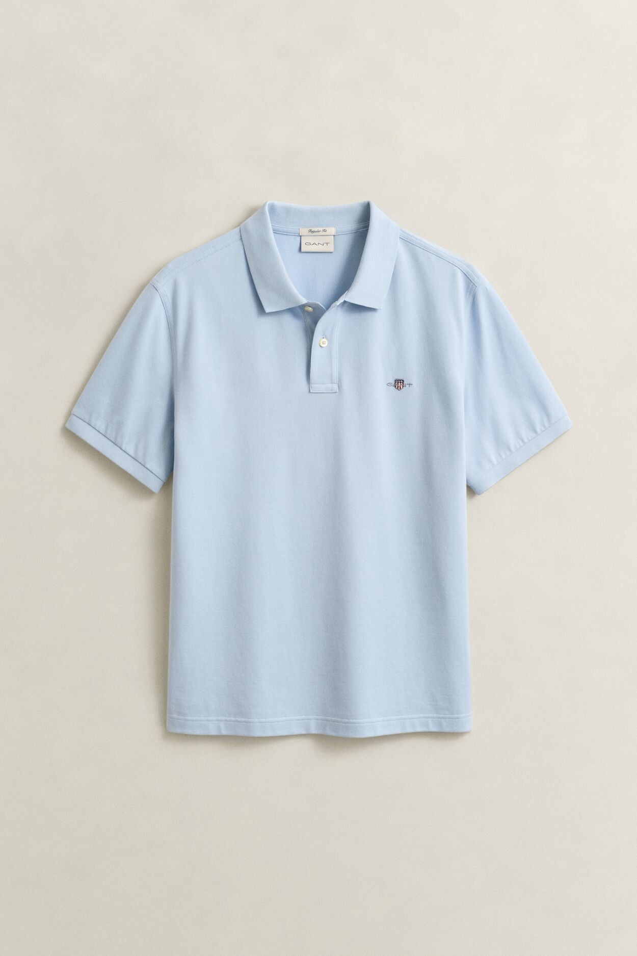 REG SHIELD SS PIQUE POLO-FRESH BLUE