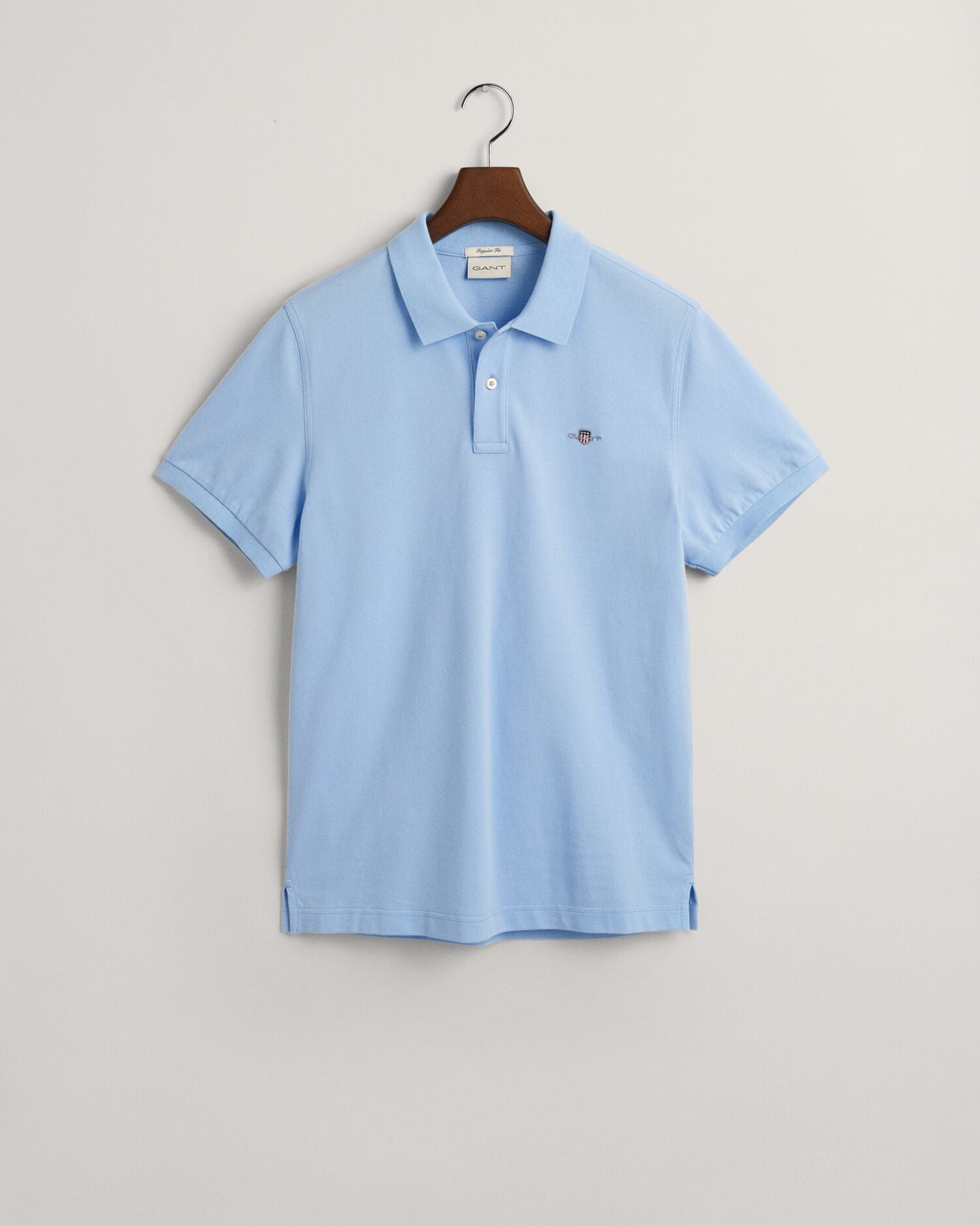 REG SHIELD SS PIQUE POLO-CAPRI BLUE
