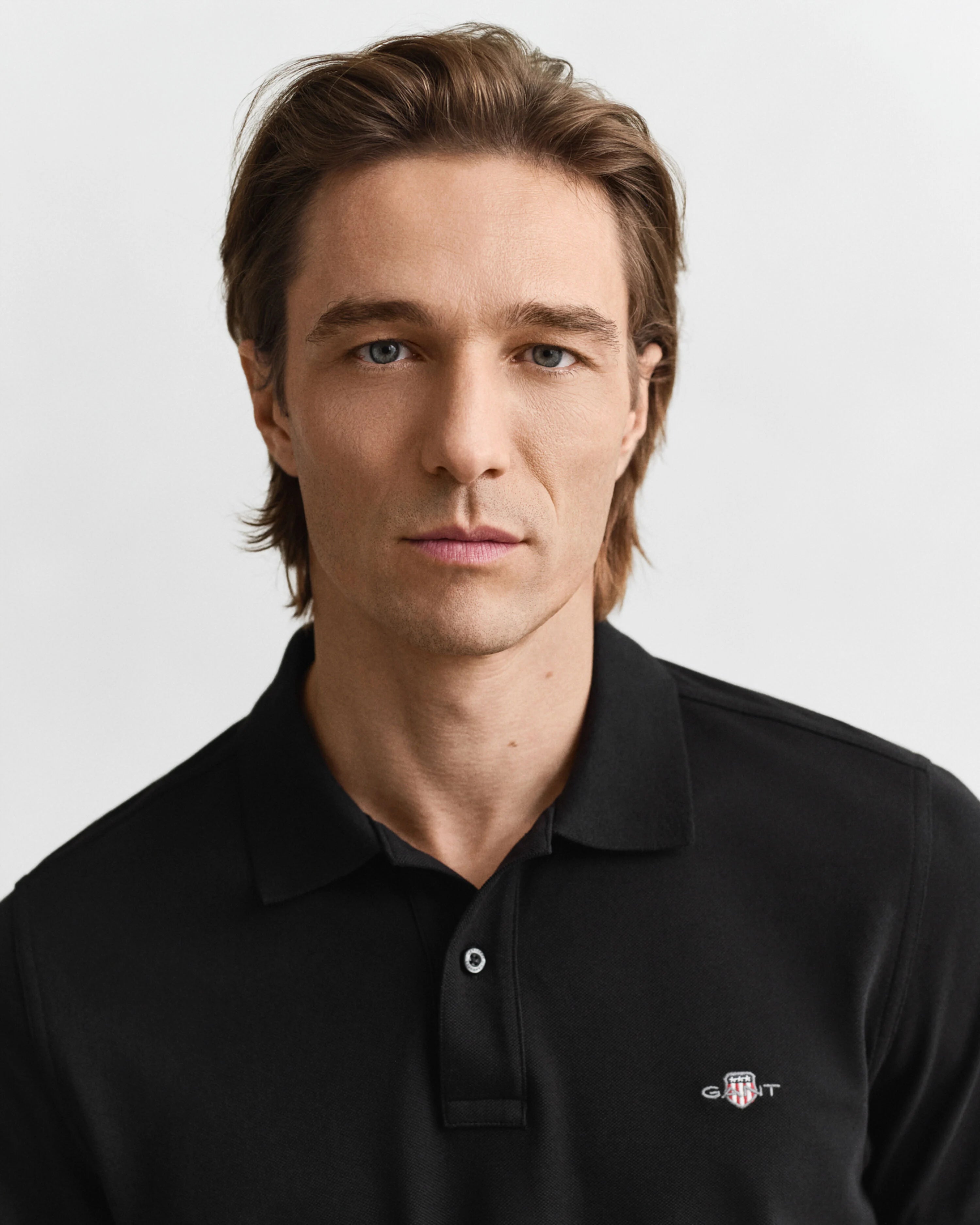 REG SHIELD SS PIQUE POLO-BLACK