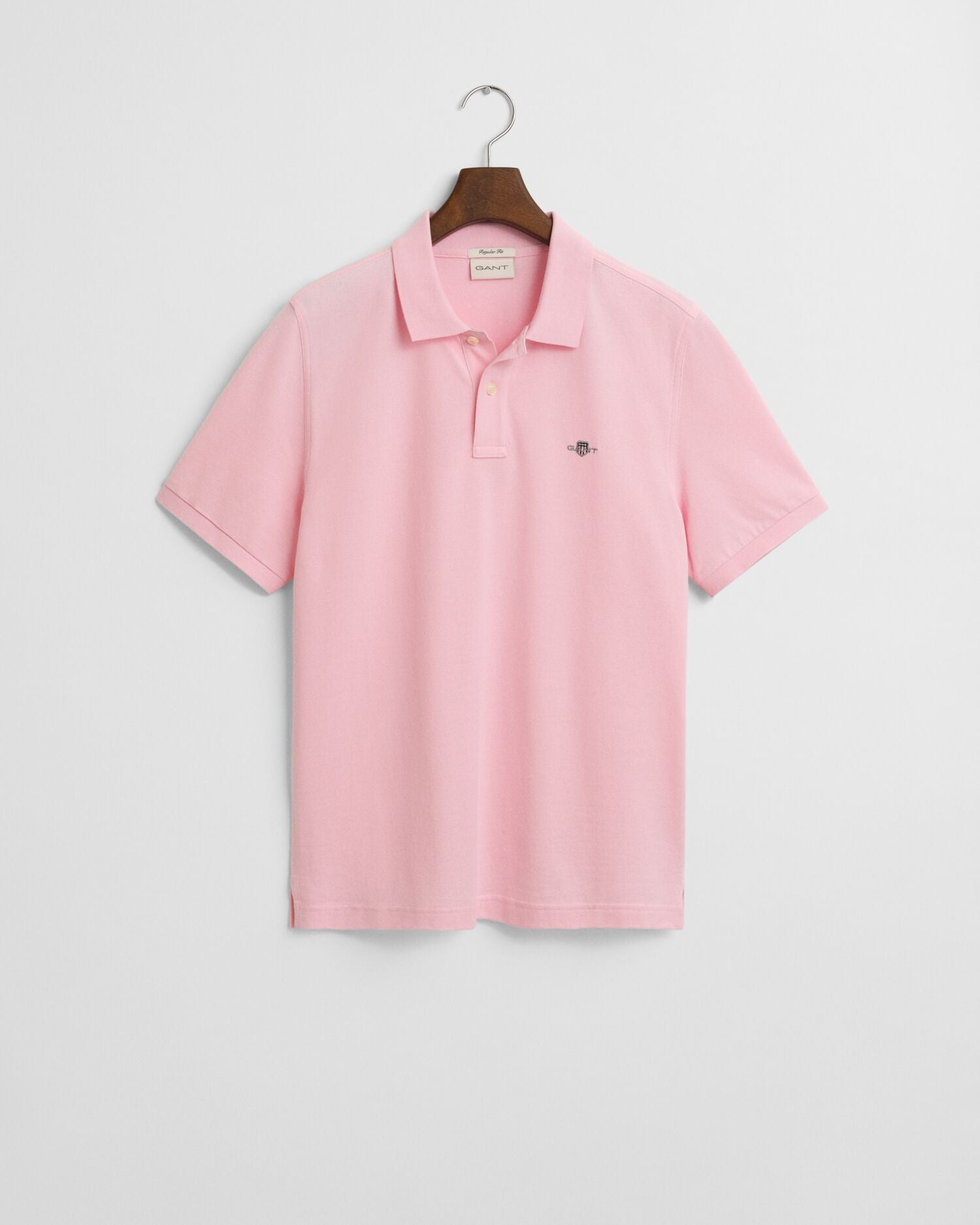 REG SHIELD SS PIQUE POLO-CALIFORNIA PINK