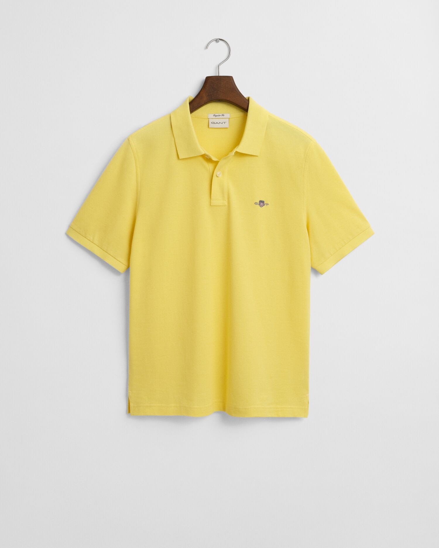REG SHIELD SS PIQUE POLO-BANANA YELLOW