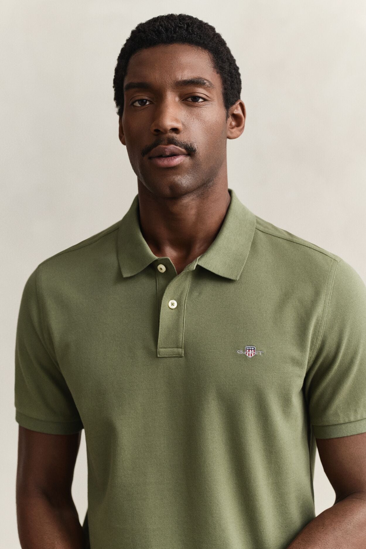 REG SHIELD SS PIQUE POLO-DRY HERB GREEN
