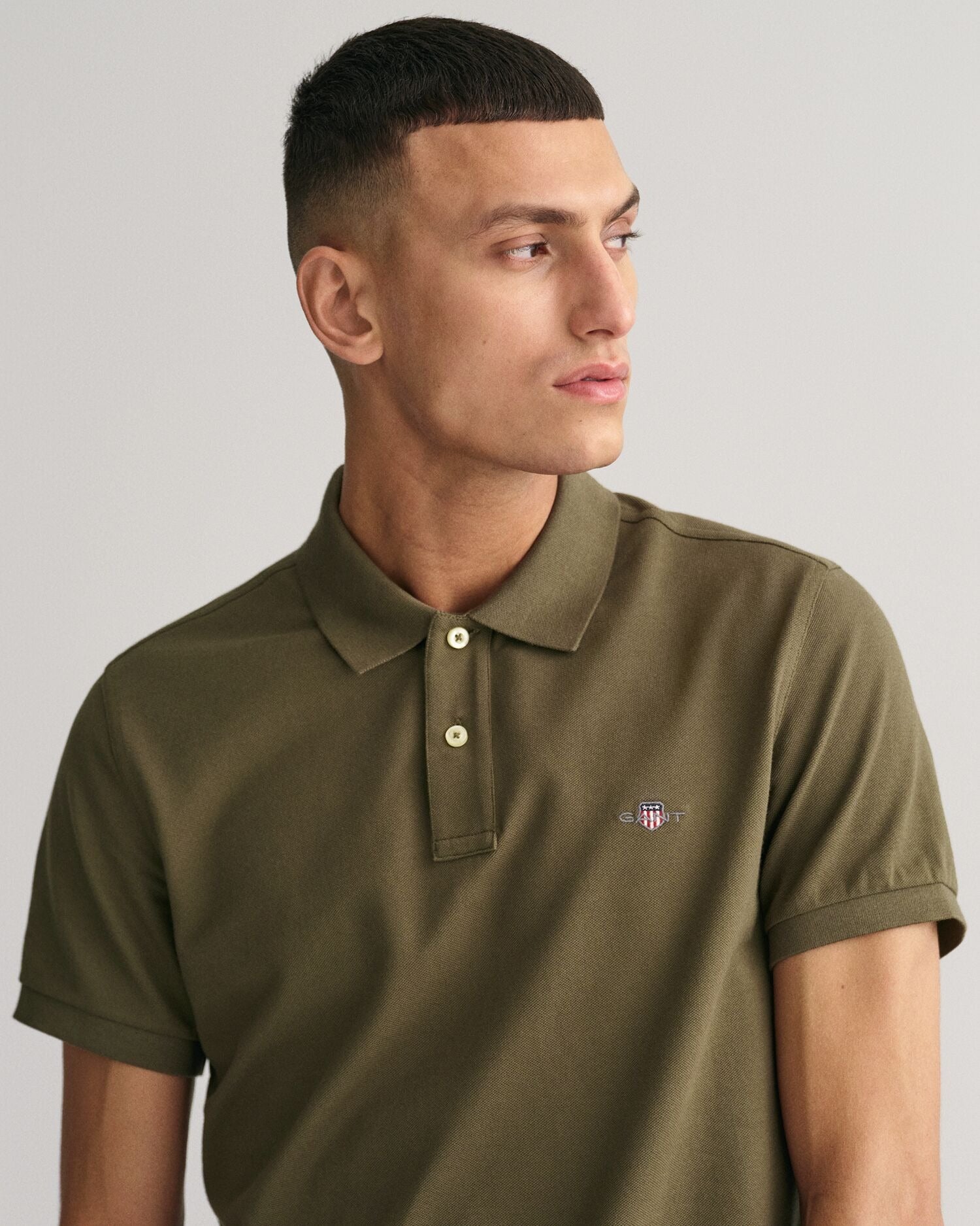 SLIM SHIELD SS PIQUE POLO-RACING GREEN