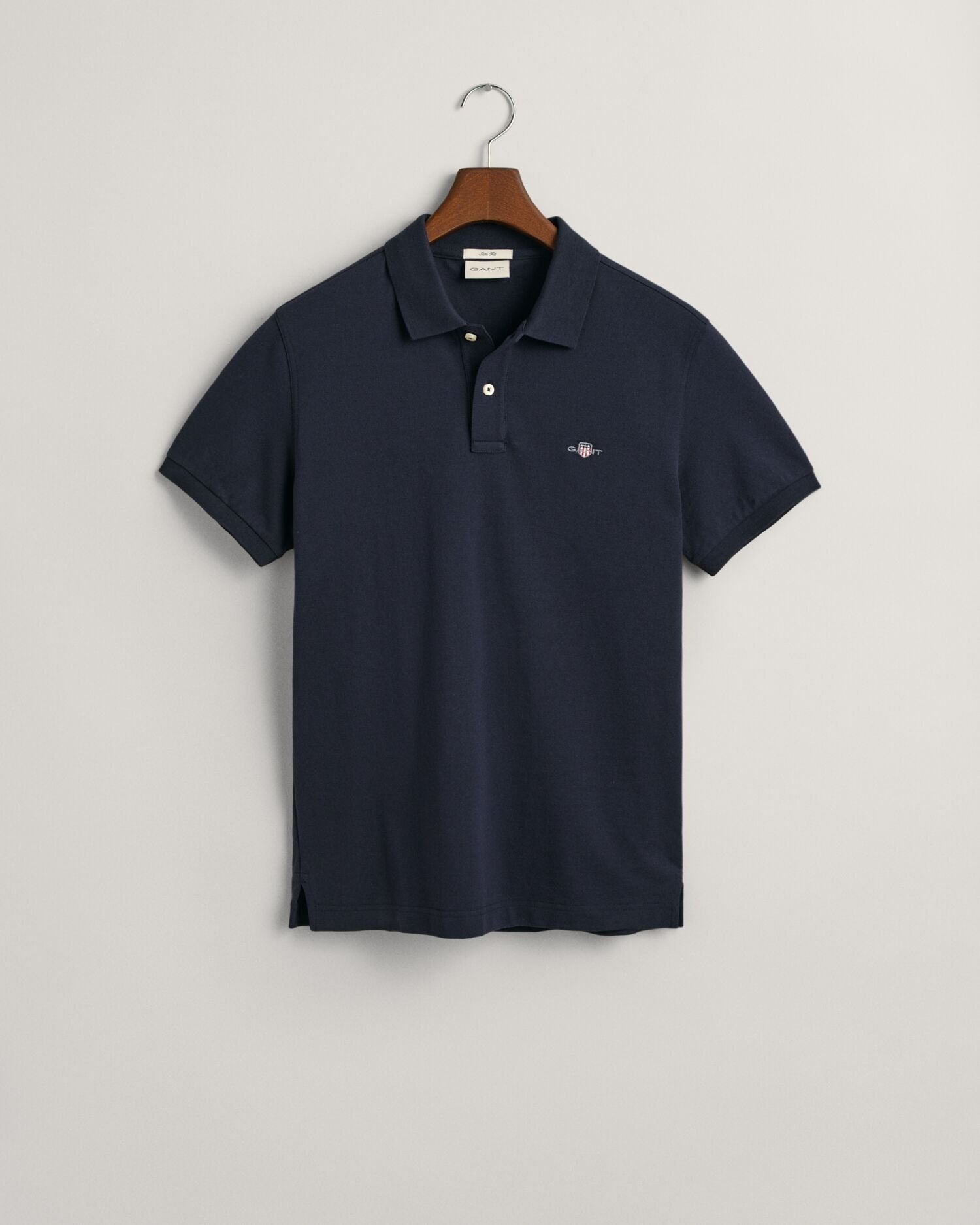 SLIM SHIELD SS PIQUE POLO-EVENING BLUE