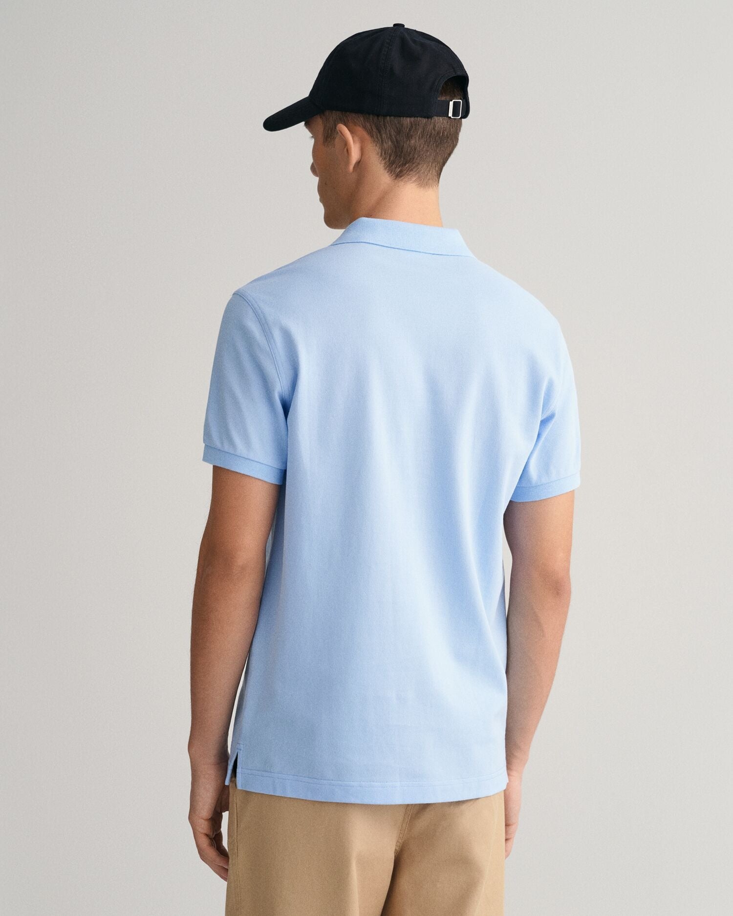 SLIM SHIELD SS PIQUE POLO-CAPRI BLUE