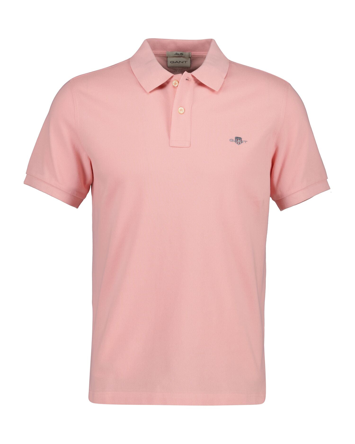 SLIM SHIELD SS PIQUE POLO-BUBBELGUM PINK