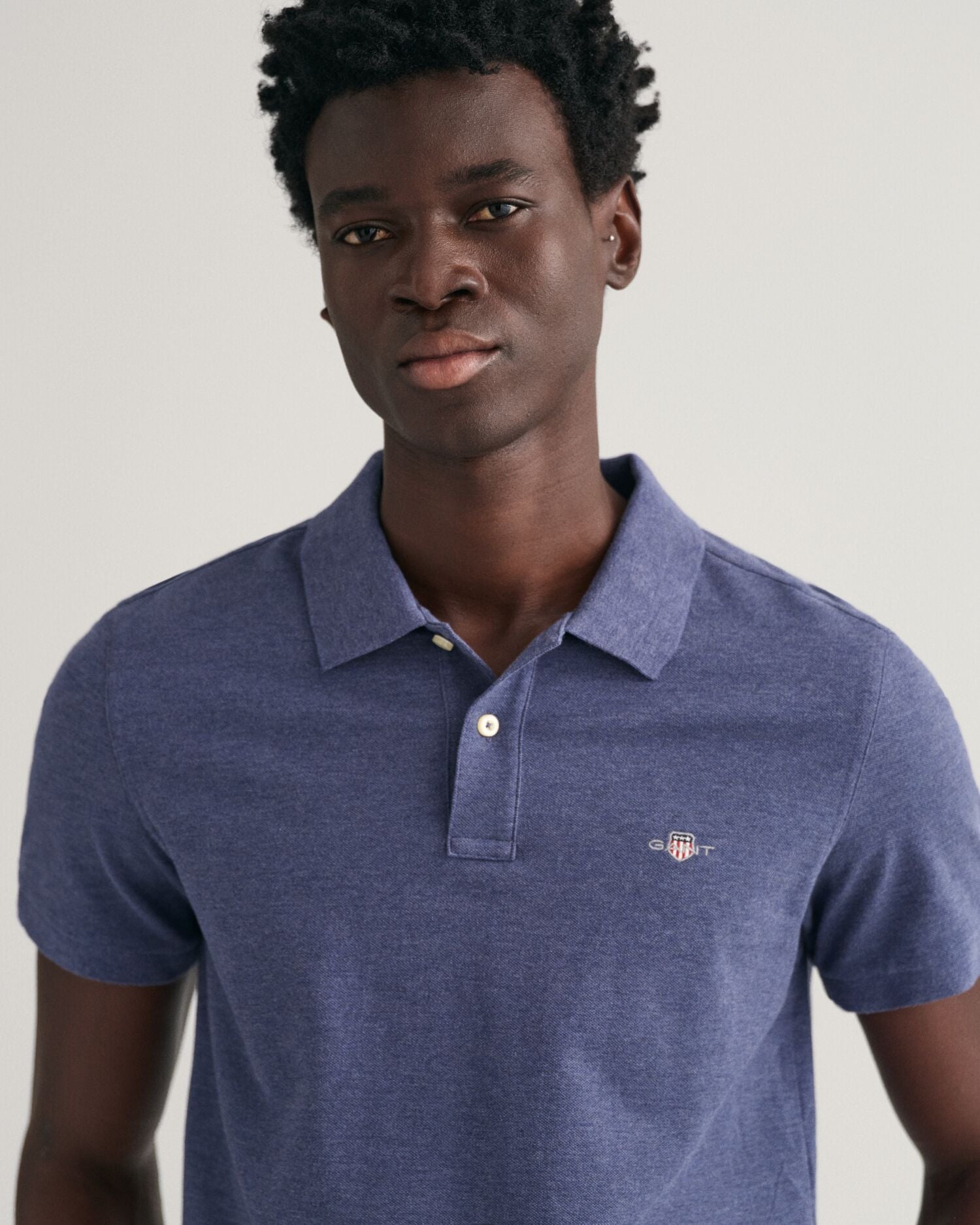 SLIM SHIELD SS PIQUE POLO-NAVYBLUE