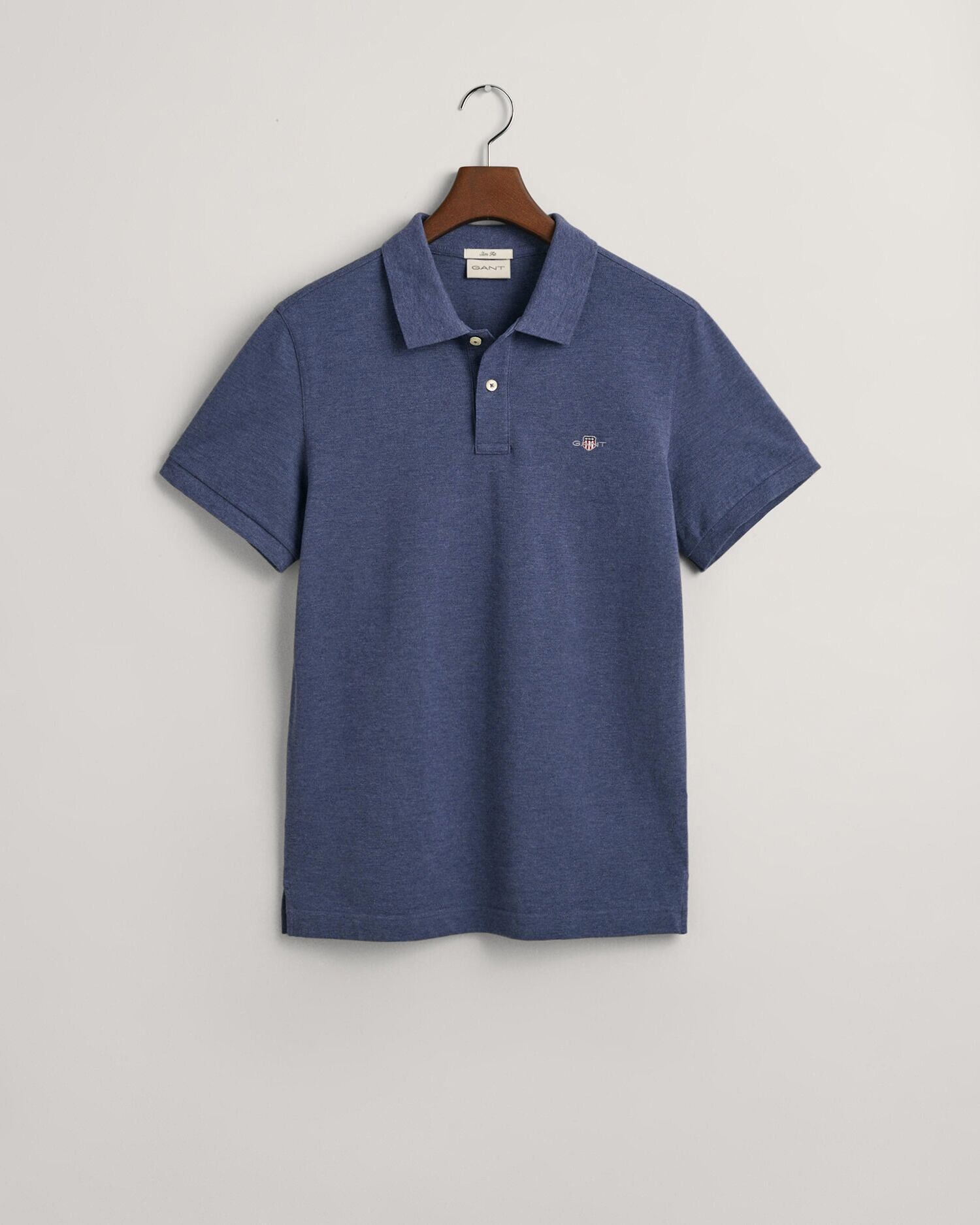 SLIM SHIELD SS PIQUE POLO-NAVYBLUE