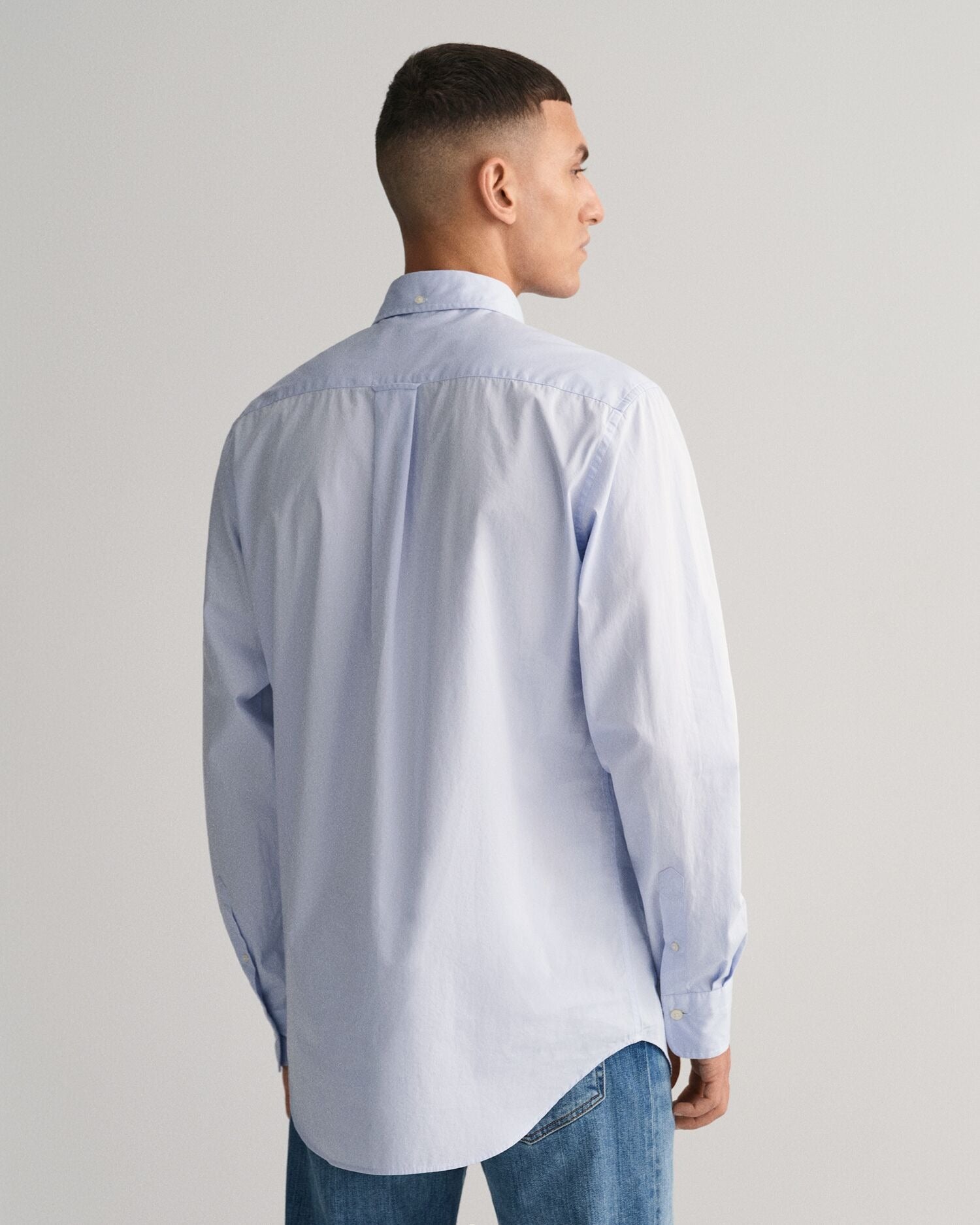 REG CLASSIC POPLIN SHIRT-LIGHT BLUE