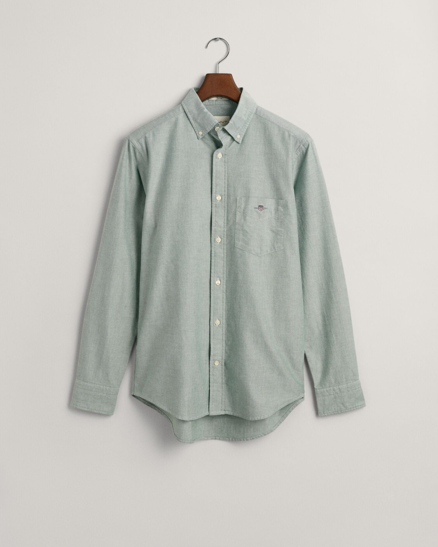 REG OXFORD SHIRT-FOREST GREEN