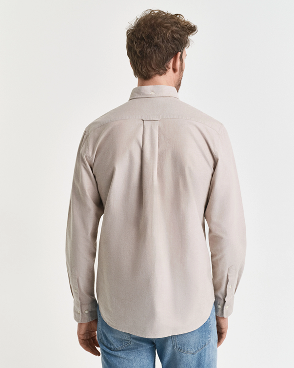 REG OXFORD SHIRT-WARM KHAKI