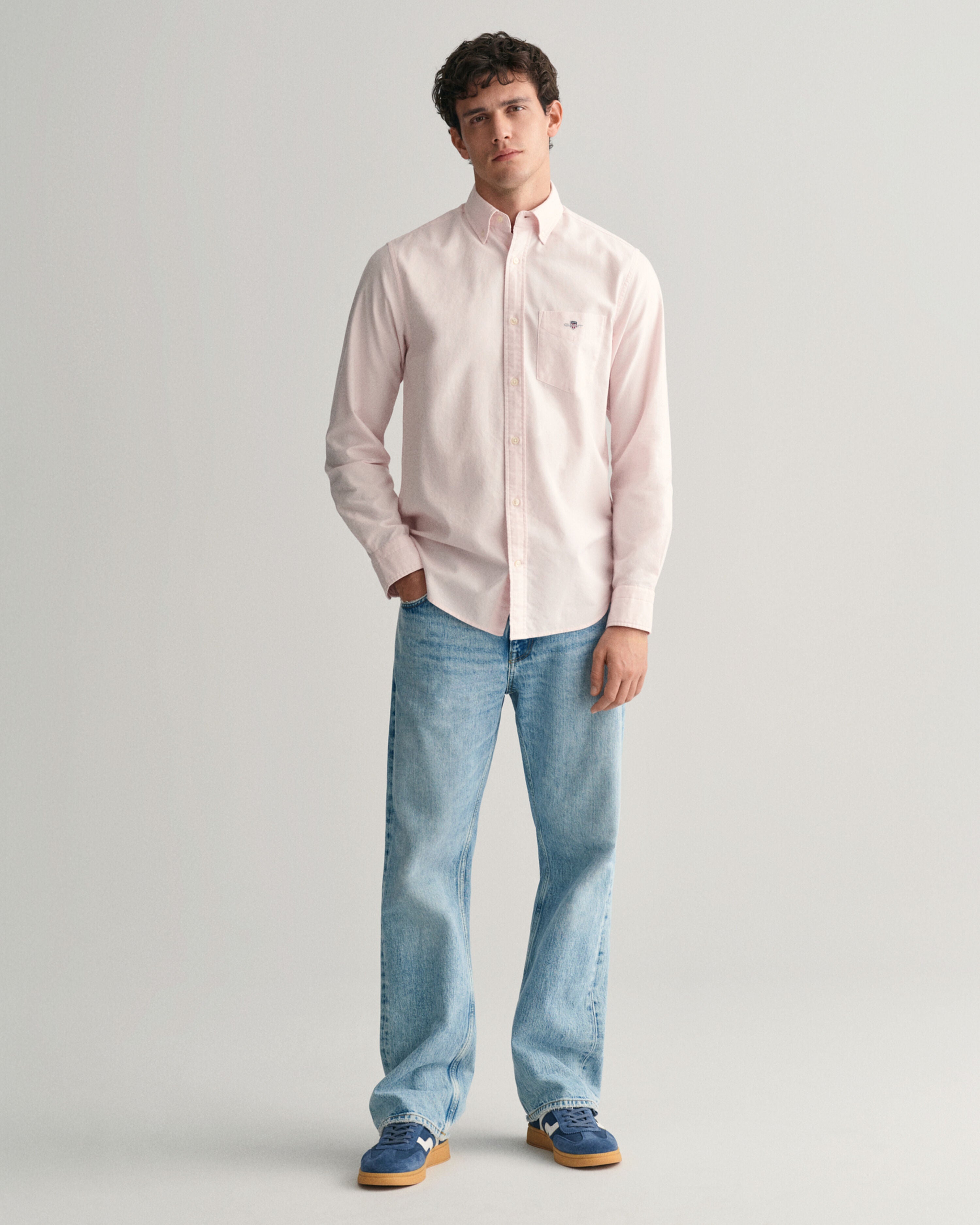 REG OXFORD SHIRT-LIGHT PINK