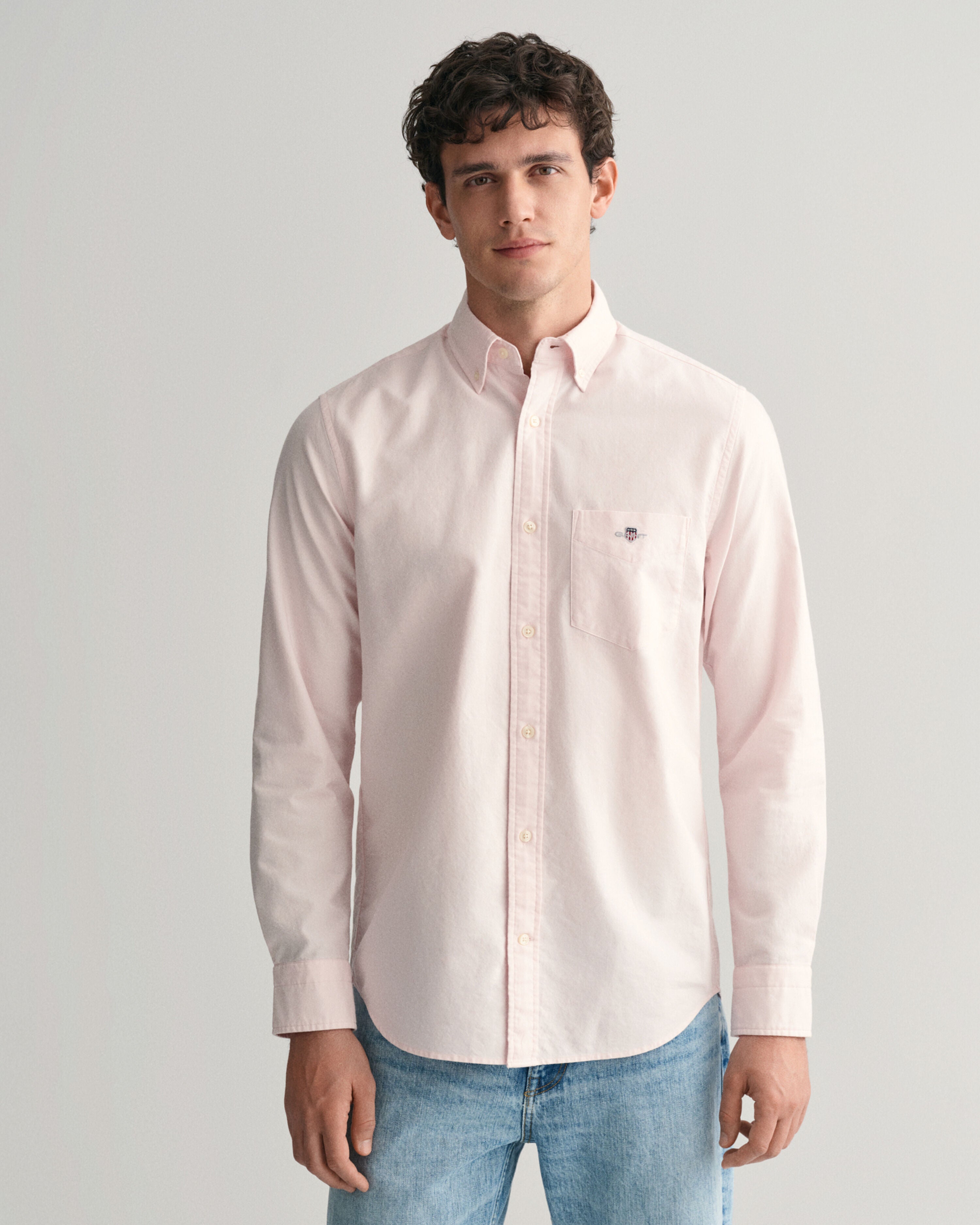 REG OXFORD SHIRT-LIGHT PINK