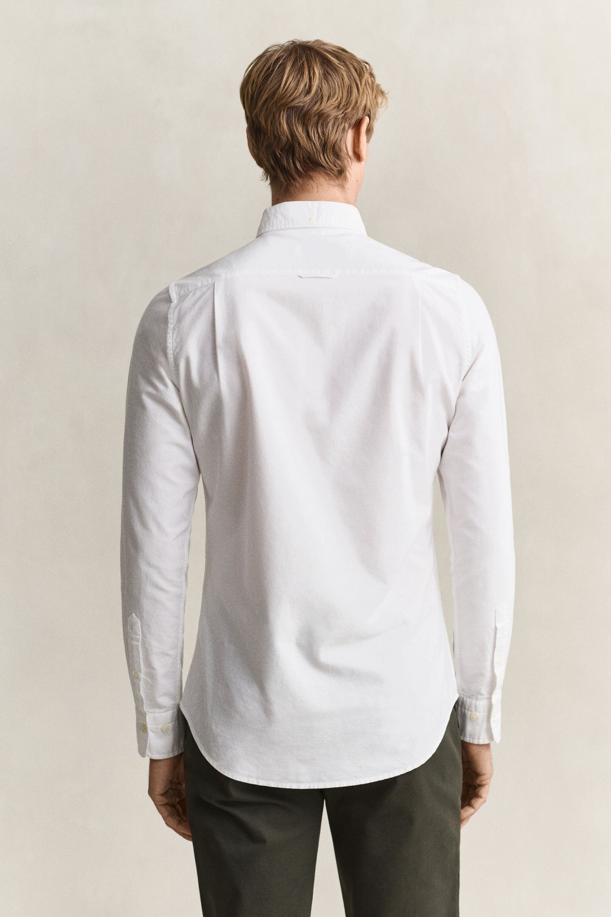SLIM OXFORD SHIRT-WHITE