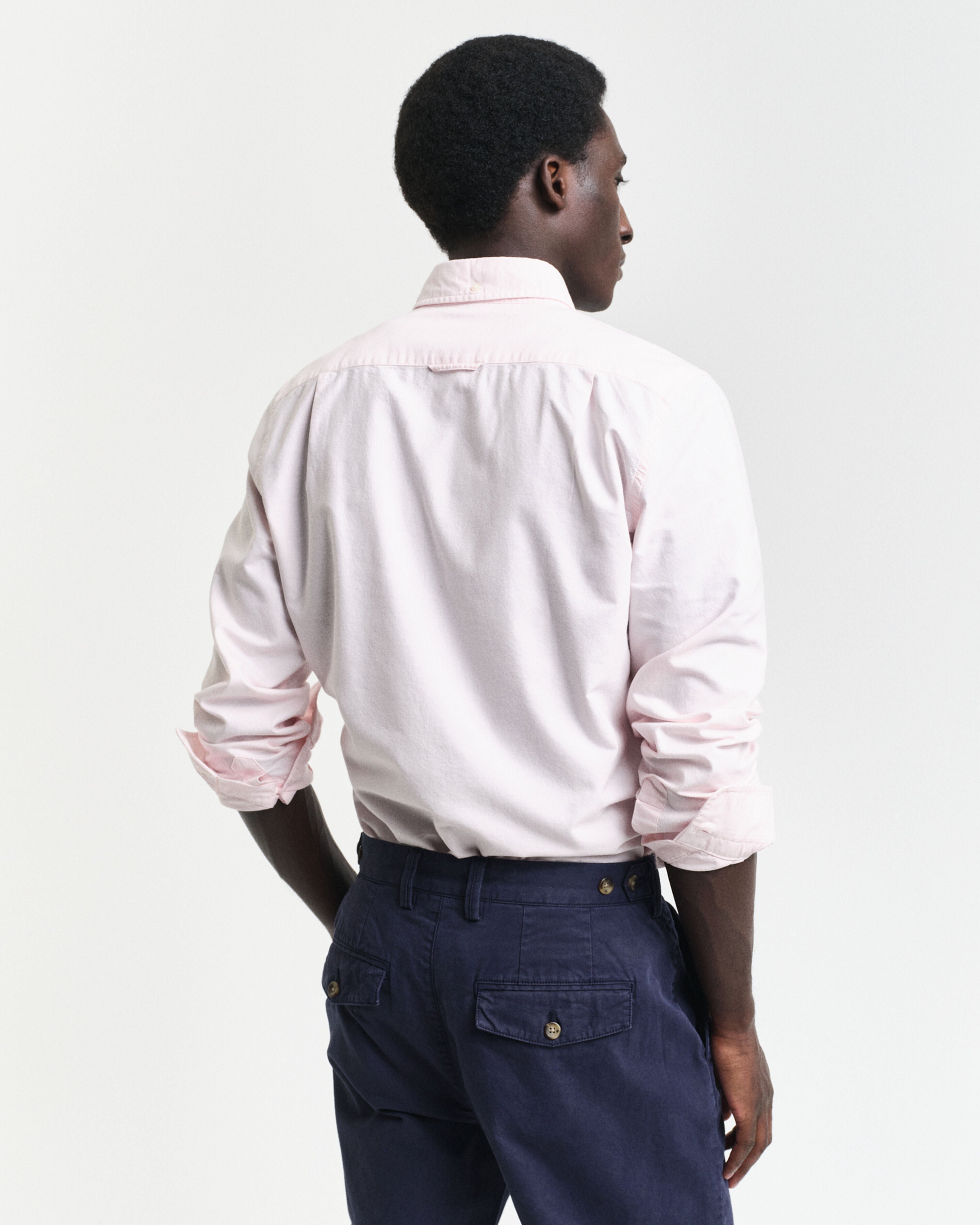 SLIM OXFORD SHIRT-LIGHT PINK