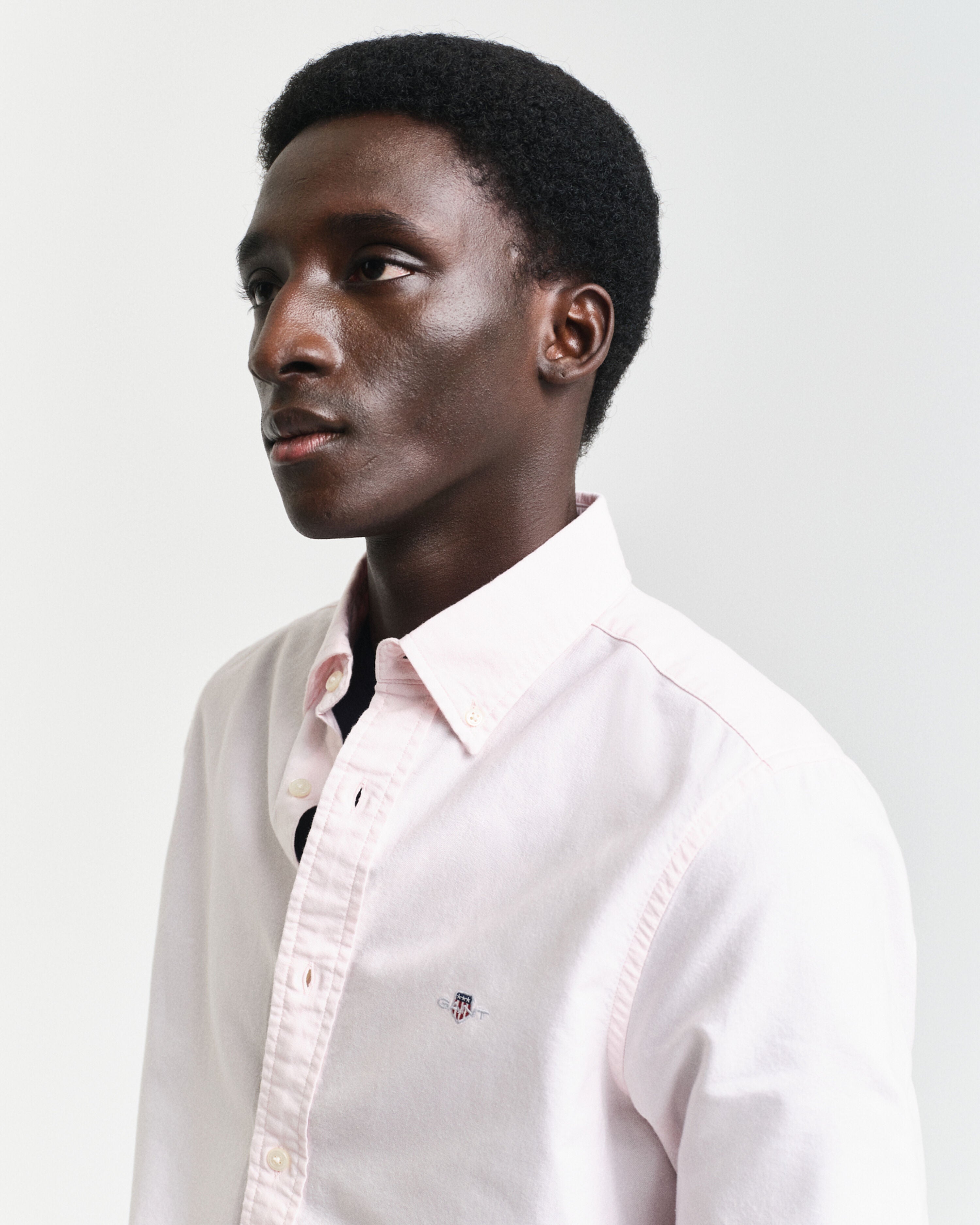 SLIM OXFORD SHIRT-LIGHT PINK