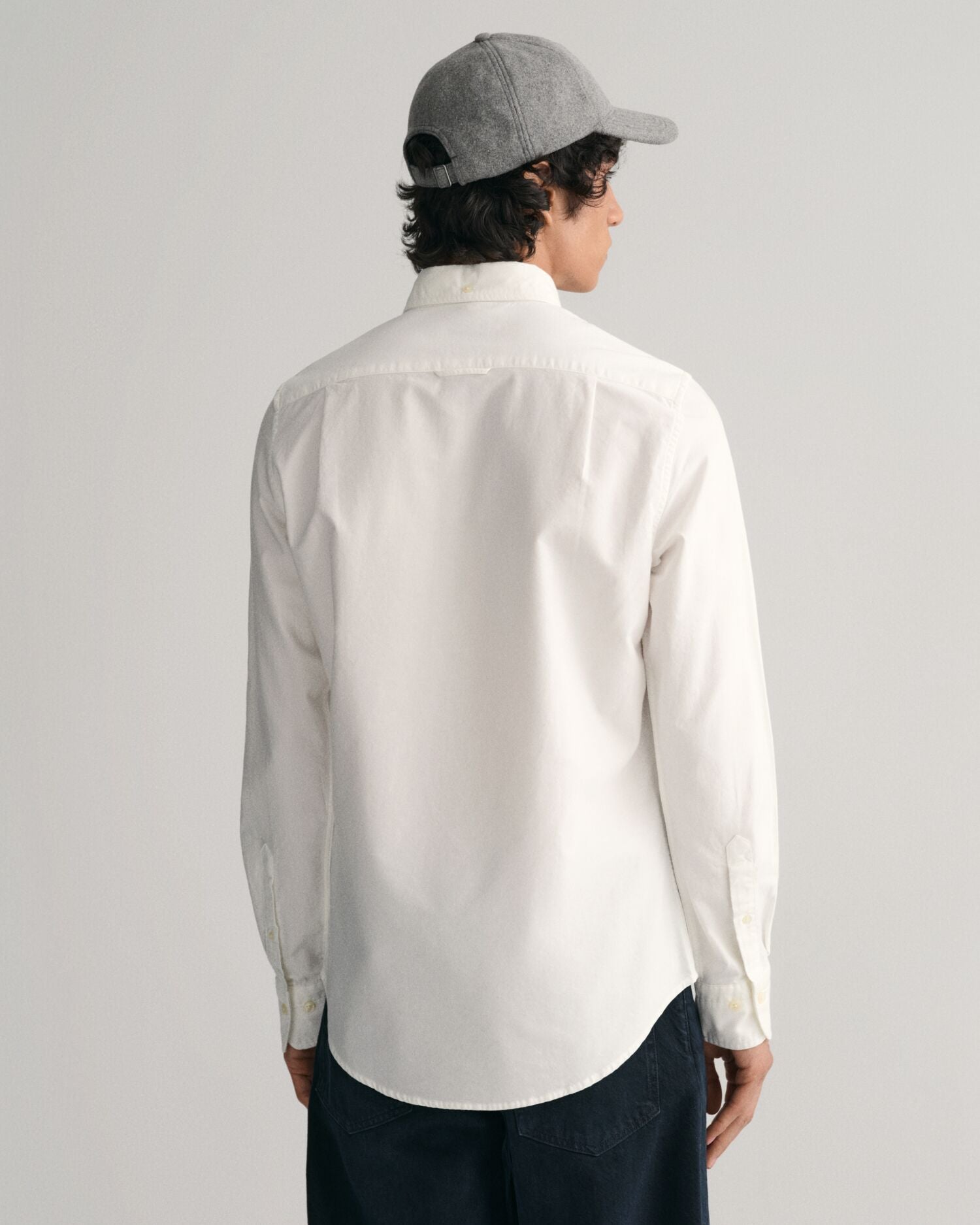 SLIM OXFORD SHIRT-WHITE
