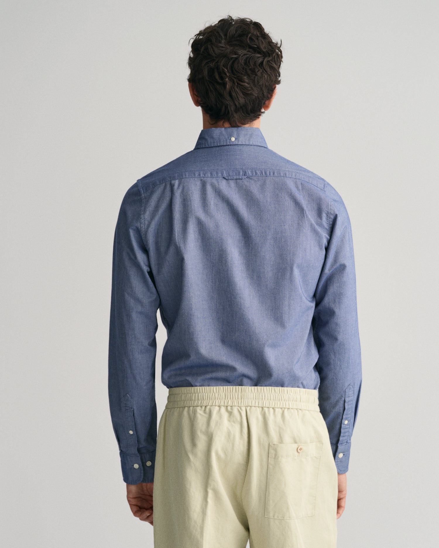 SLIM OXFORD SHIRT-PERSIAN BLUE