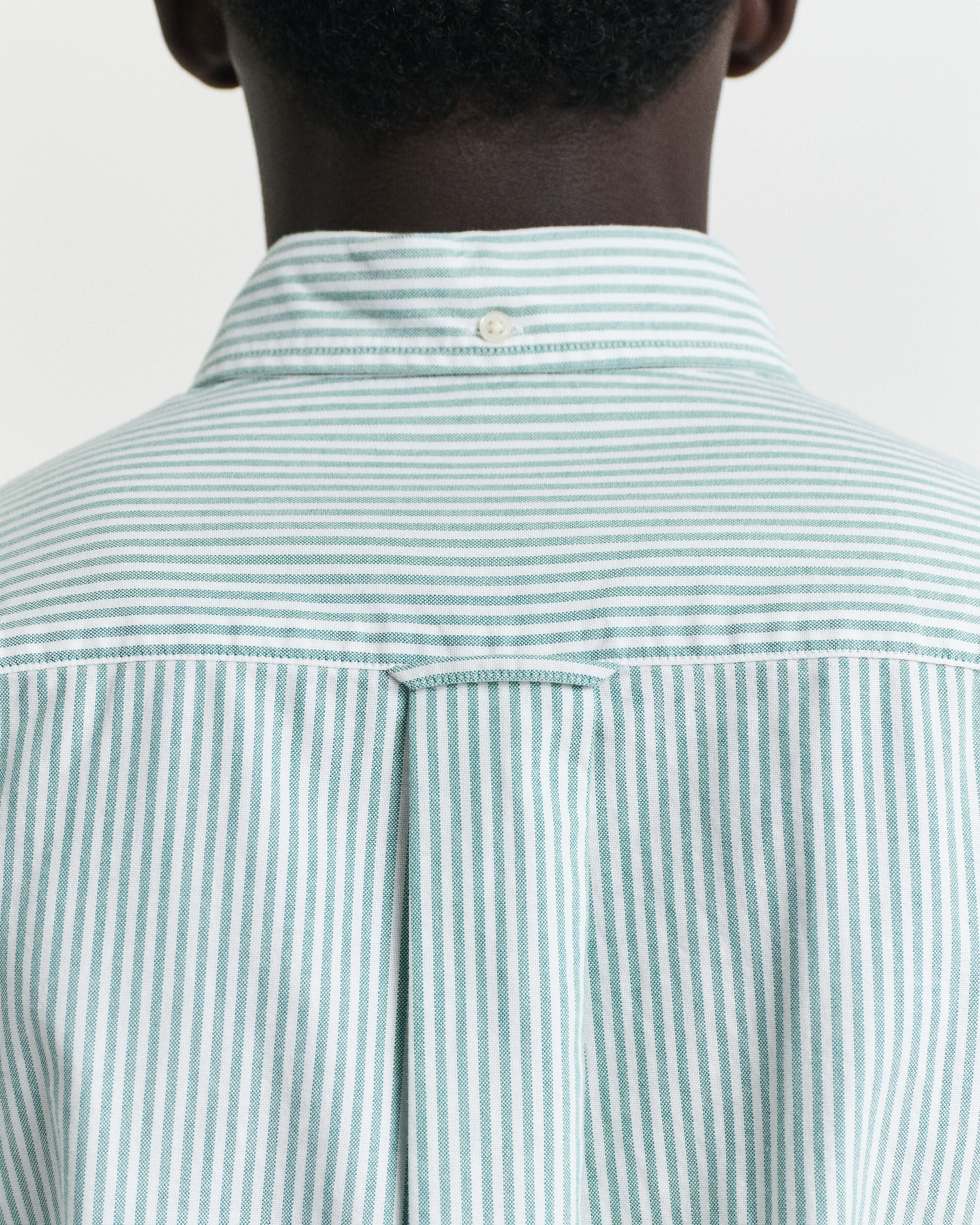 REG OXFORD BANKER STRIPE SHIRT-BRIGHT GREEN